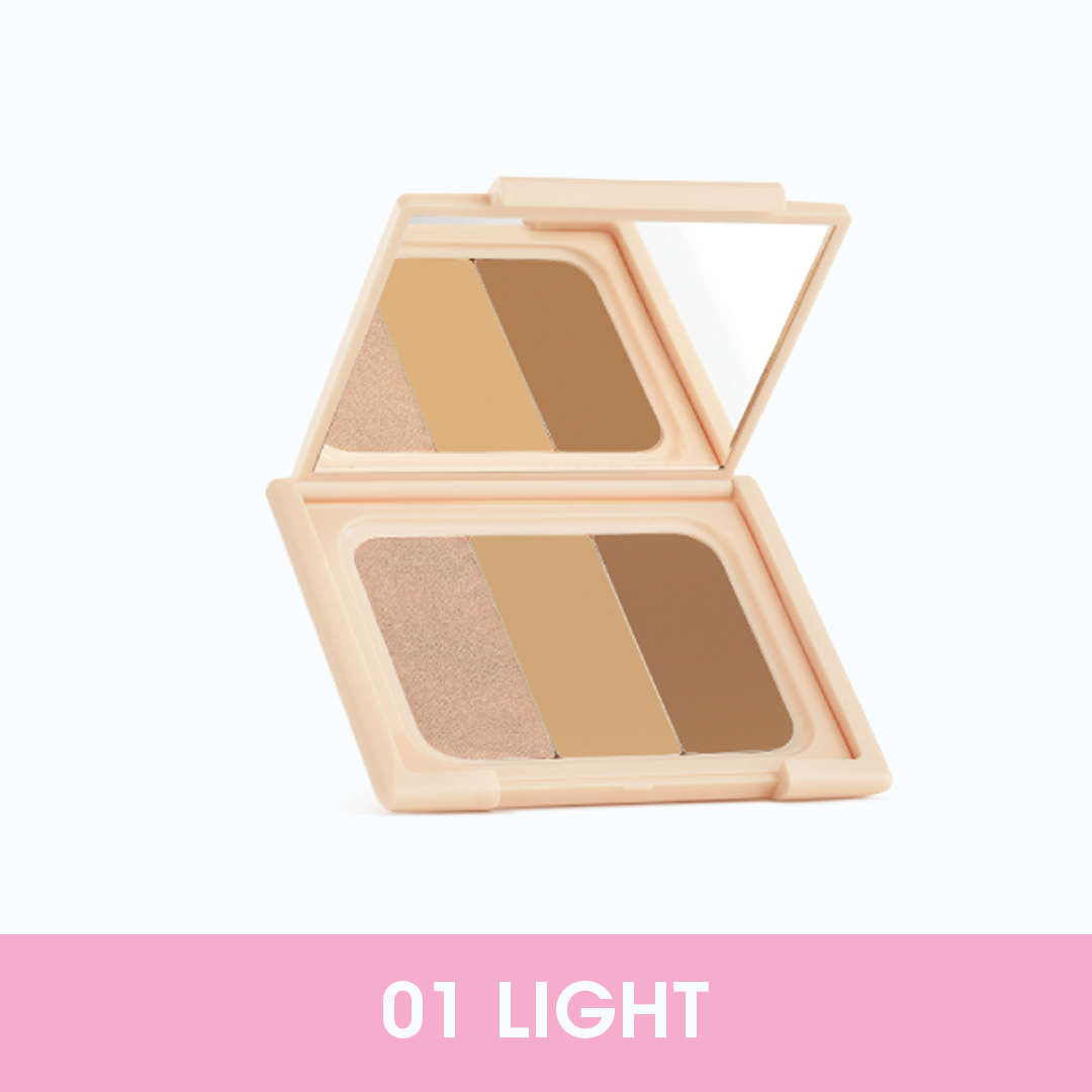 Wardah Colorfit Highlight Contour Palette