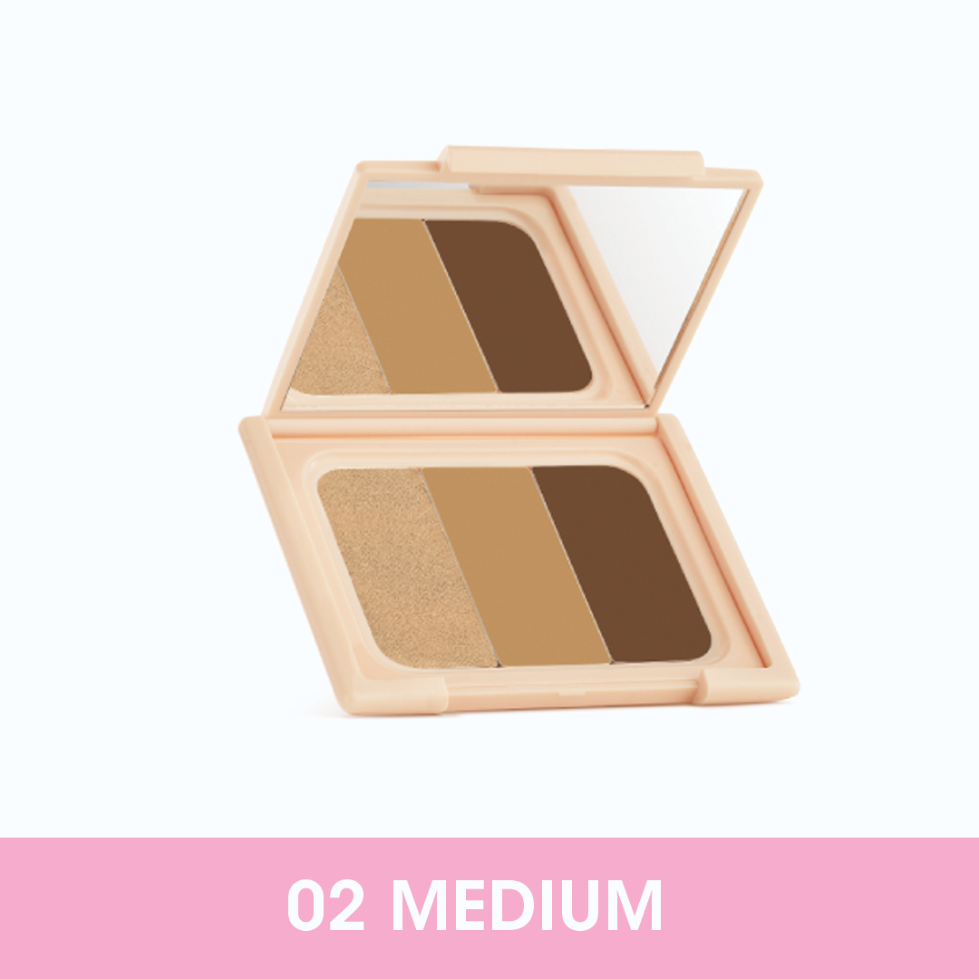 Wardah Colorfit Highlight Contour Palette