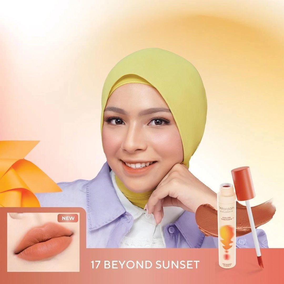 Wardah Colorfit Velvet Lip Mousse Color Therapy - Mousse-like Soft Matte Finish with Blurry Effect