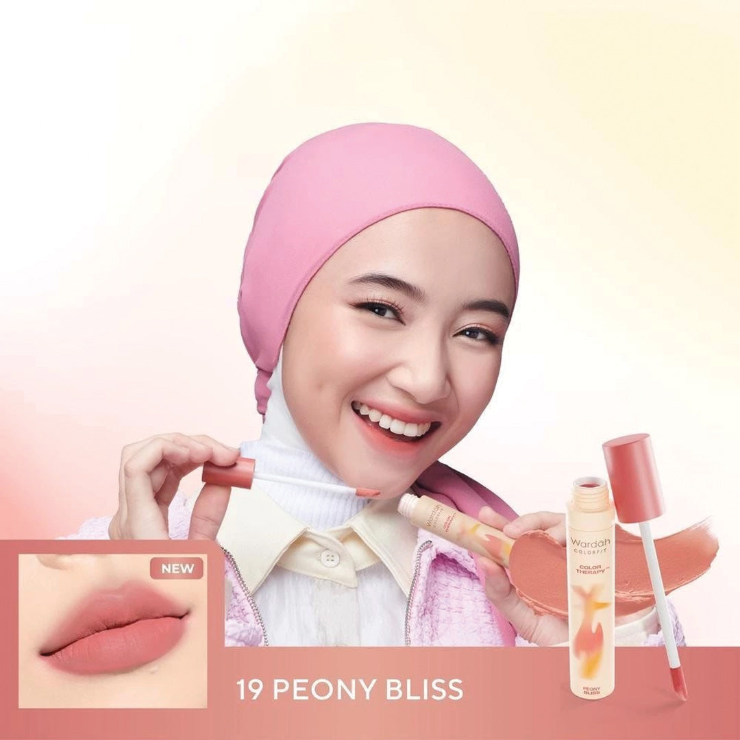 Wardah Colorfit Velvet Lip Mousse Color Therapy - Mousse-like Soft Matte Finish with Blurry Effect