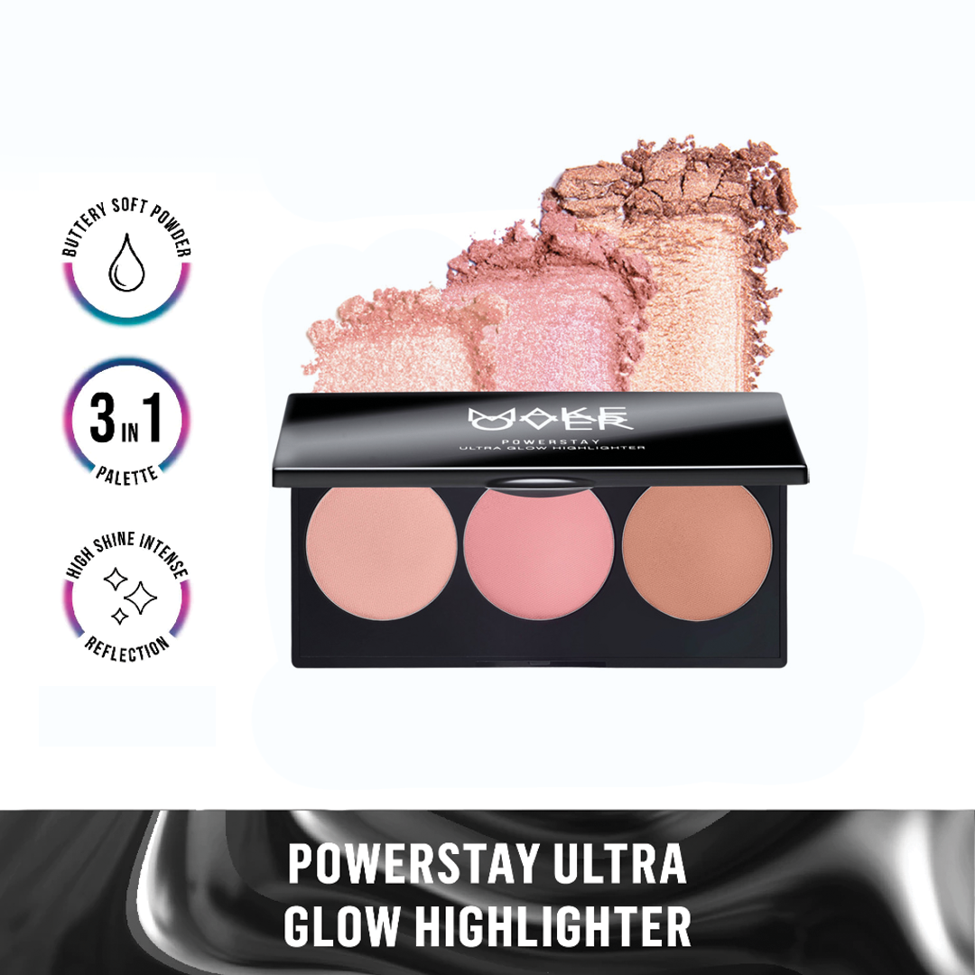 MAKE OVER Powerstay Ultra Glow Highlighter 3 x 3.5 g