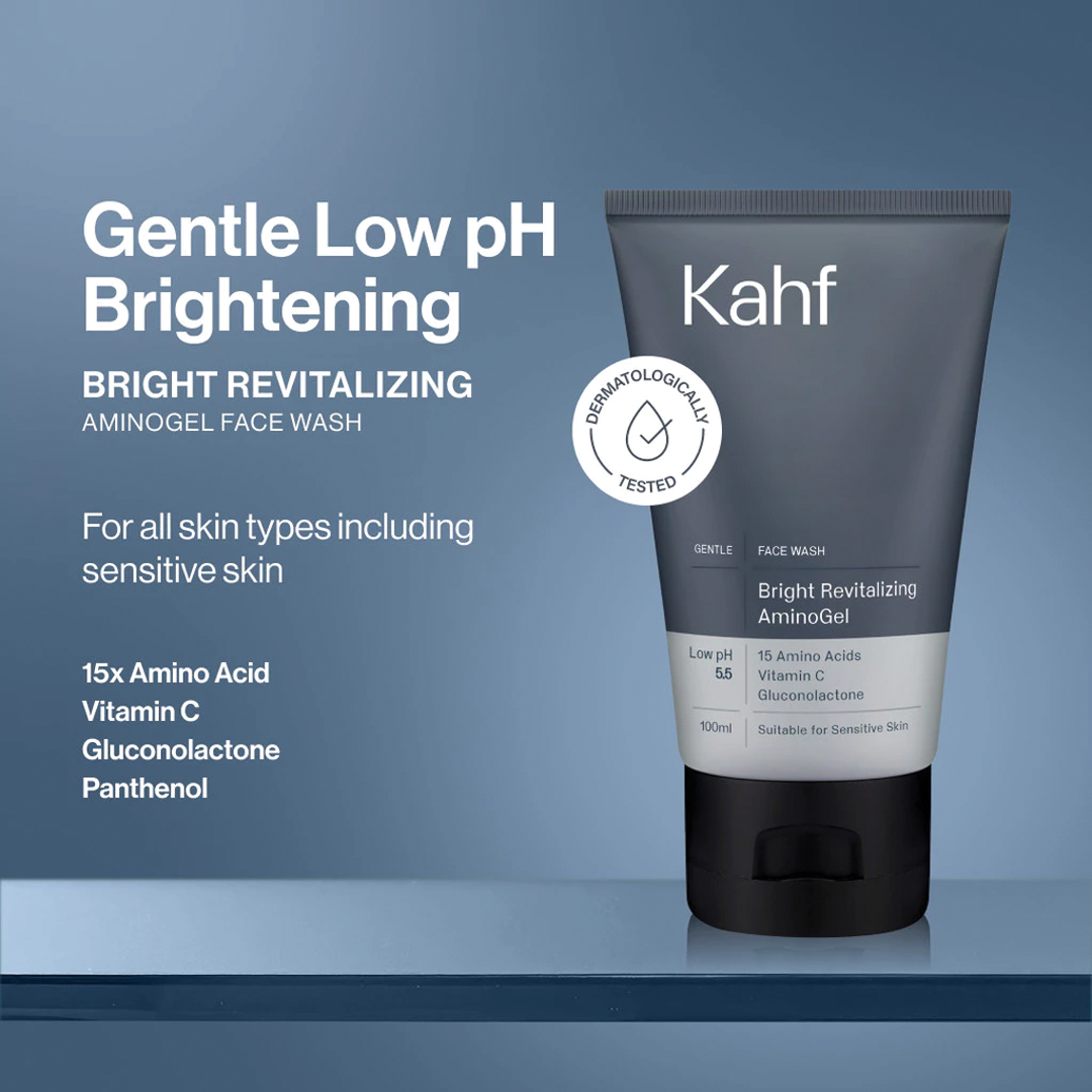 Kahf Bright Revitalizing AminoGel Face Wash 100 ml