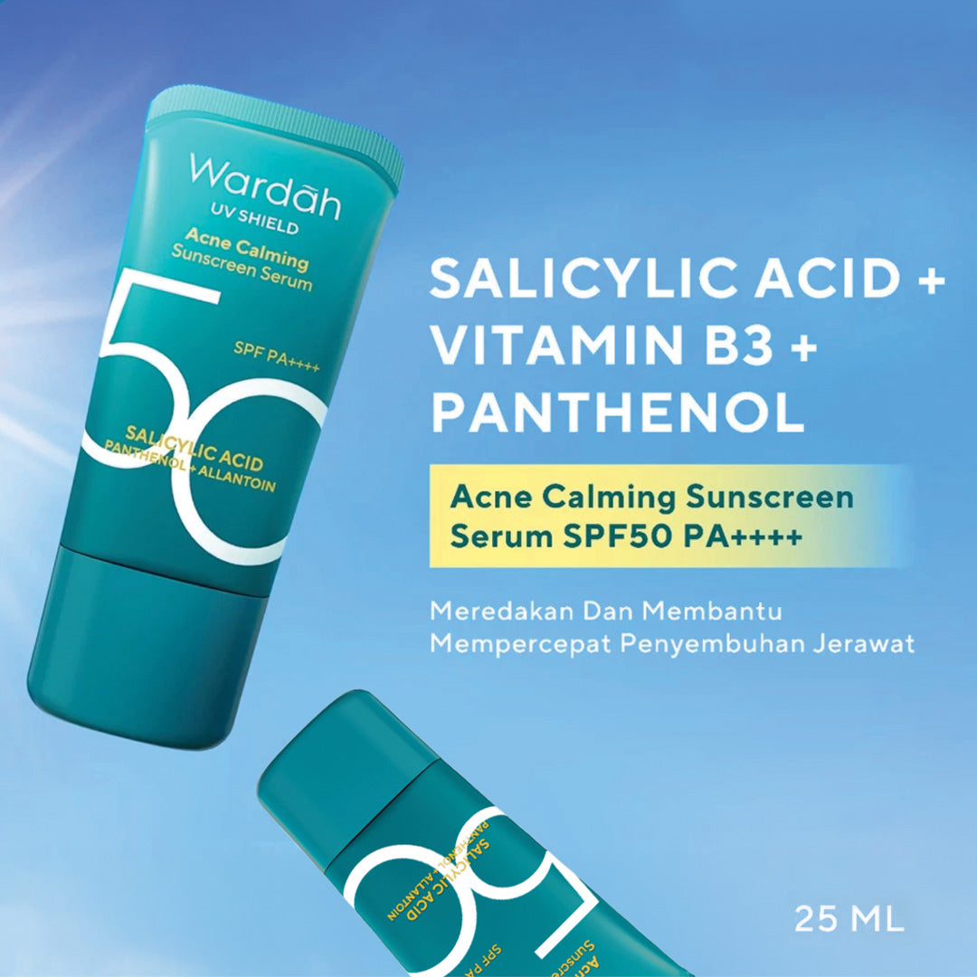Wardah UV Shield Acne Calming Sunscreen Serum SPF 50 PA++++ 40 ml
