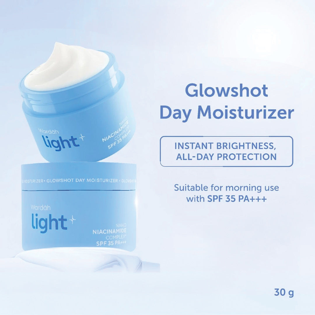Wardah Light+ Glowshot Day Moisturizer 30g