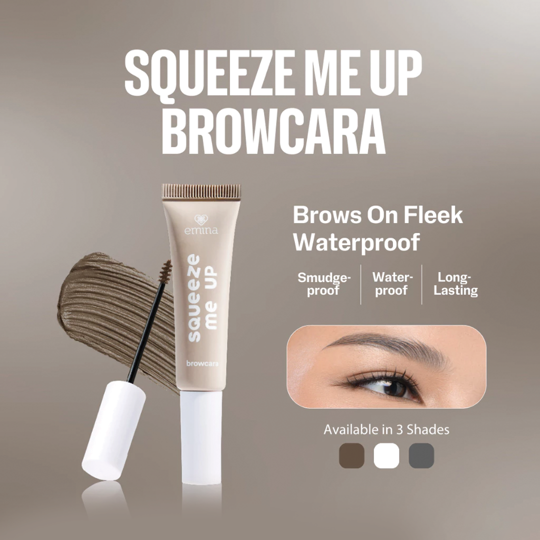 Emina Squeeze Me Up Browcara 8g | Perfect brows, Natural looks| Easy Application |