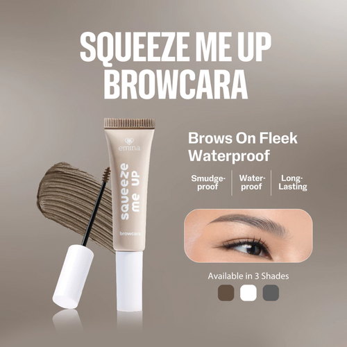 Emina Squeeze Me Up Browcara 8g | Perfect brows, Natural looks| Easy Application |