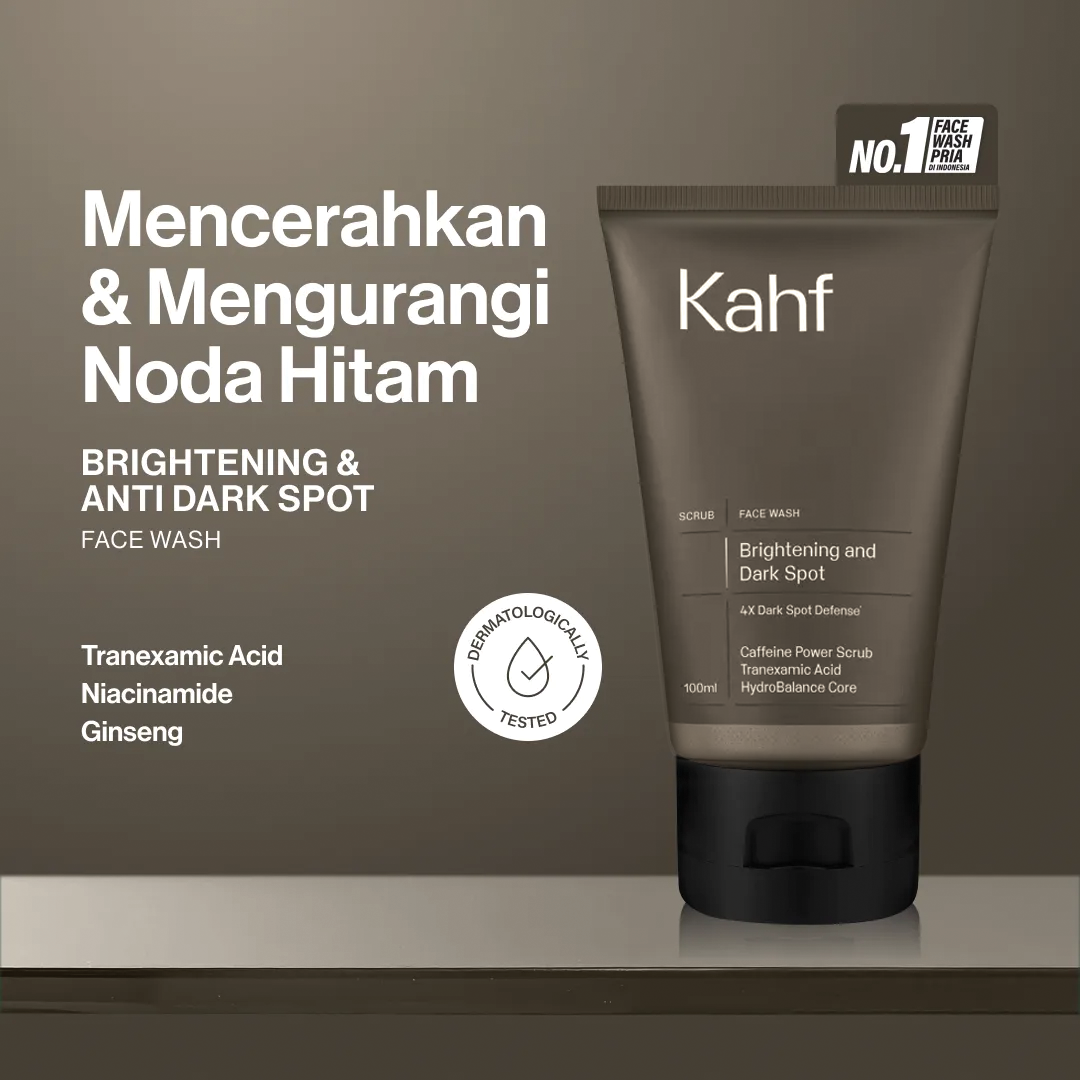 Kahf Brightening and Dark Spot Scrub Face Wash 100 ml