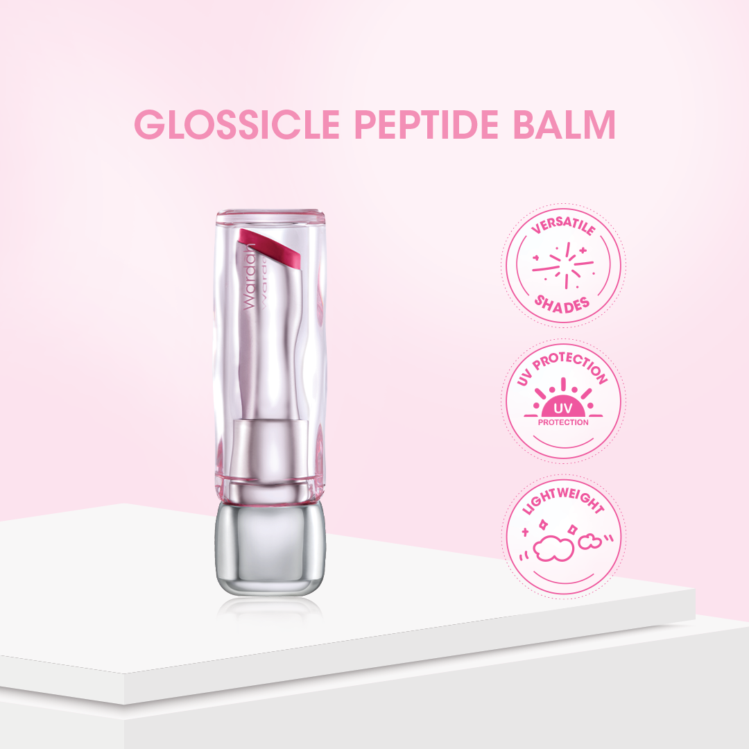 Wardah Glossicle Peptide Balm with UV Filter