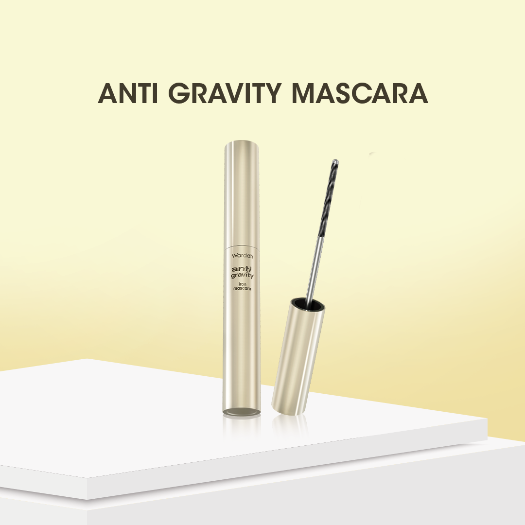Wardah Anti Gravity Iron Mascara Natural Volumizing Lengthening Mascara
