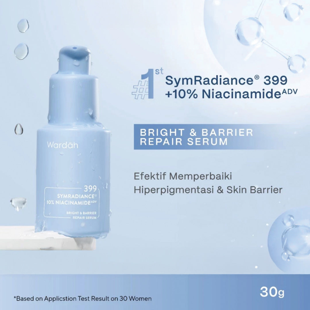 Wardah SymRadianceⓇ 399 10% Niacinamide Bright & Barrier Repair Serum 30 ml