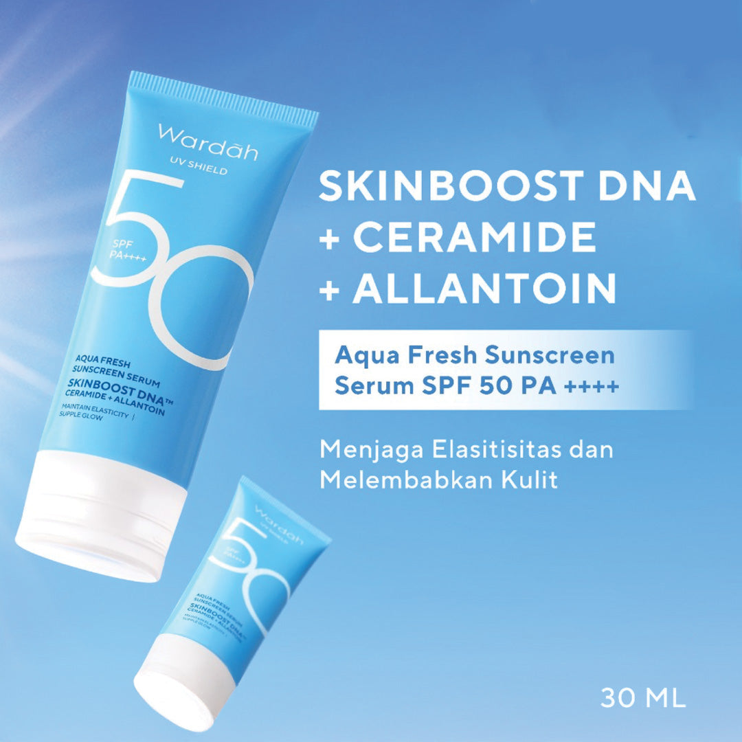 Wardah UV Shield Aqua Fresh Sunscreen Serum SPF 50 PA++ 30 ml