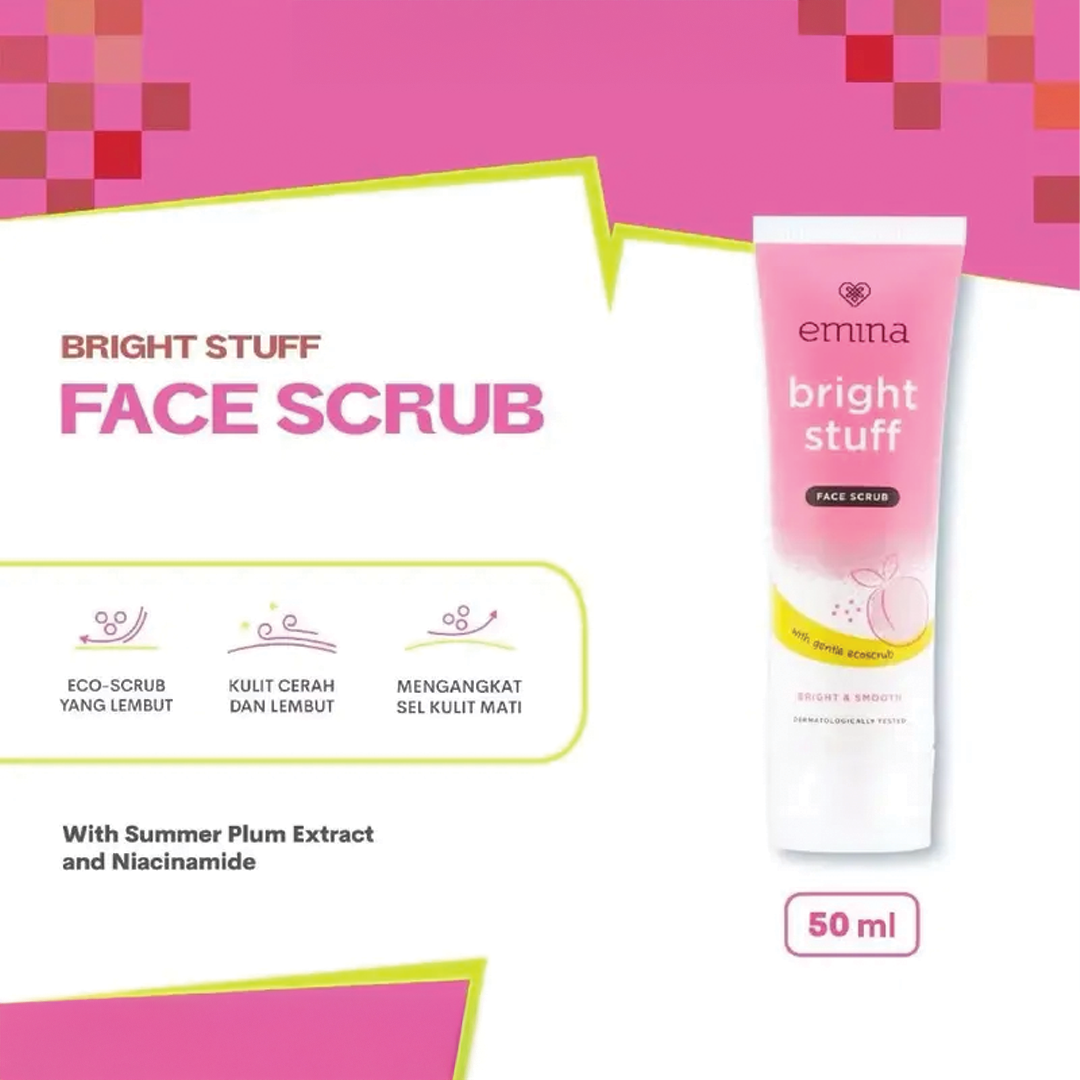 Emina Bright Stuff Face Scrub 50 ml