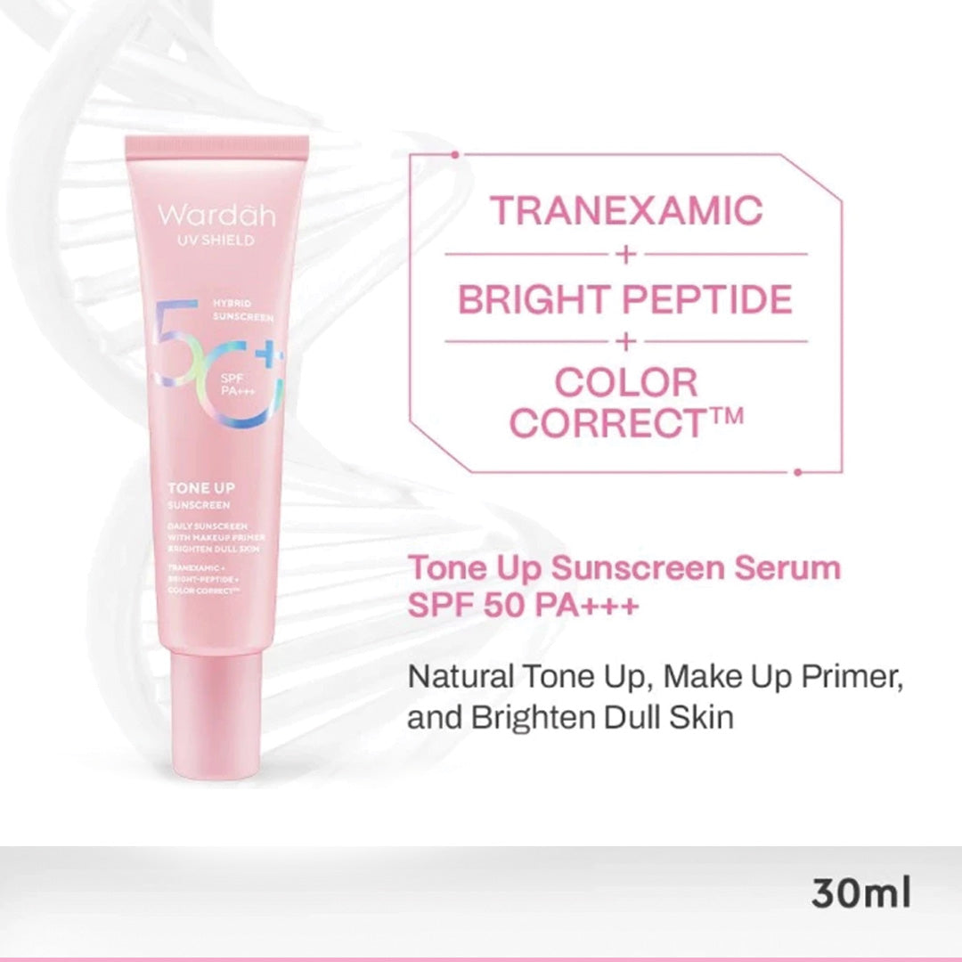 Wardah UV Shield Tone Up Sunscreen SPF50+ PA+++ 30ml