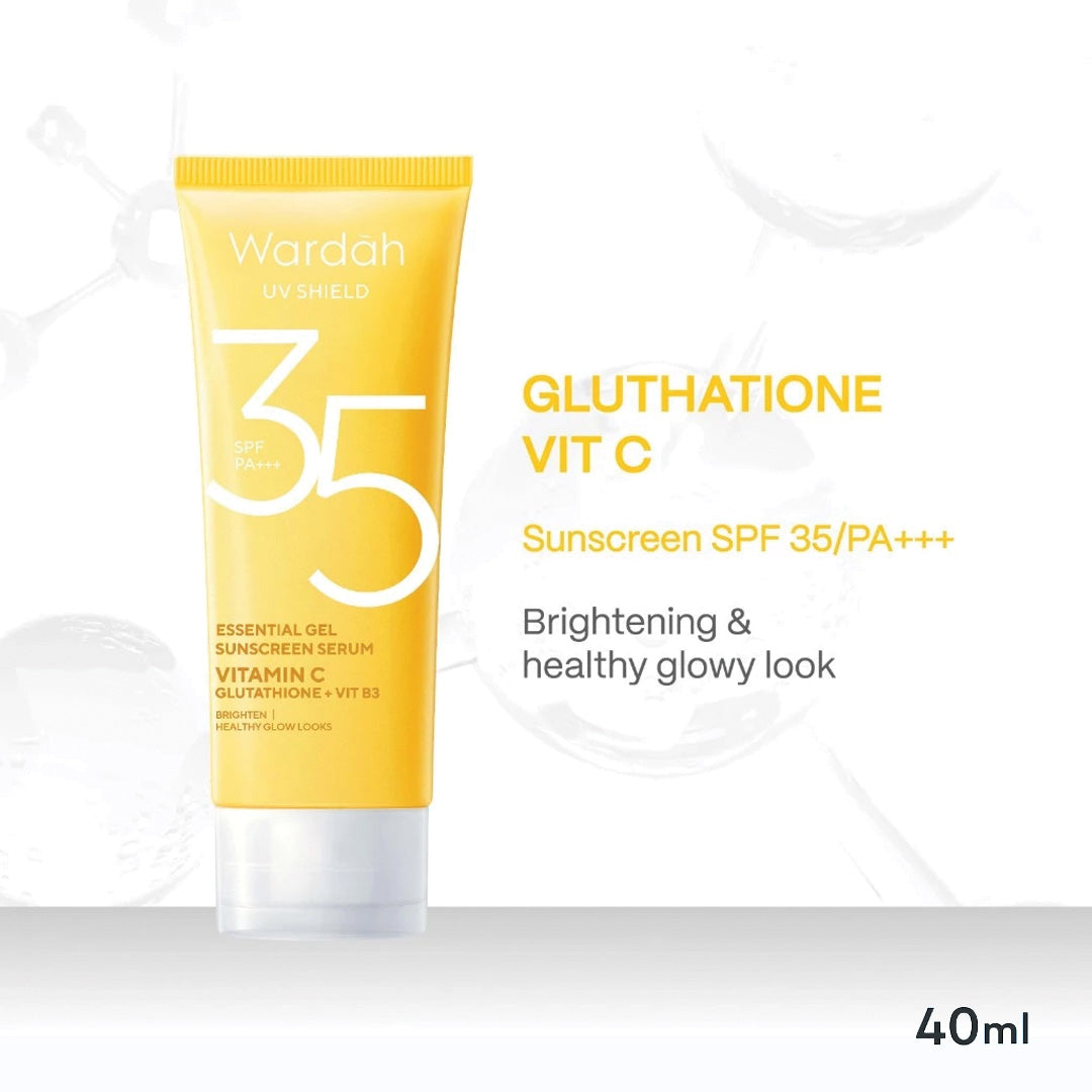 Wardah UV Shield Essential Gel Sunscreen Serum SPF 35 PA+++ 40 ml