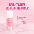 Emina Bright Stuff Exfoliating Toner 100 ml - Brightening & Glowing