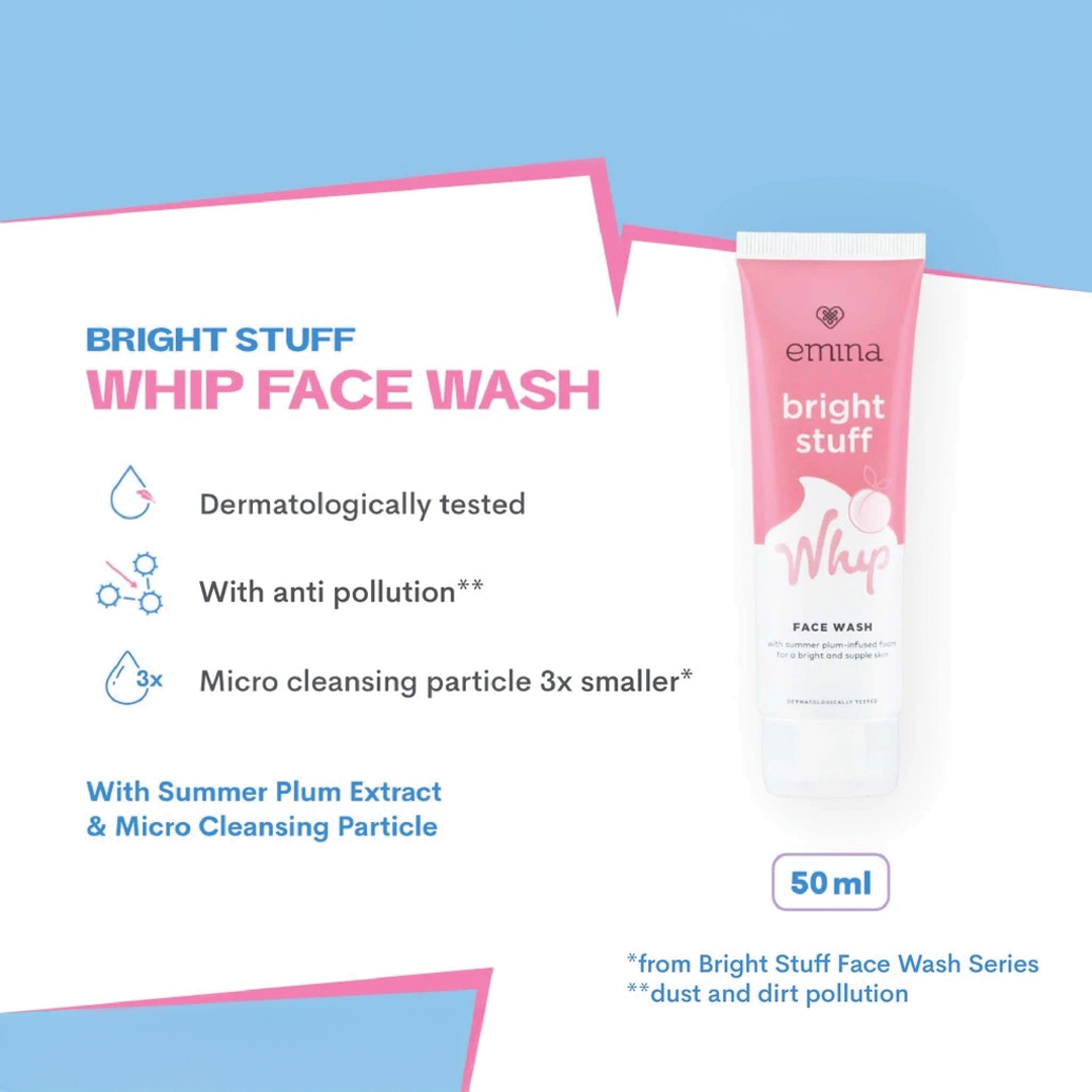 Emina Bright Stuff Whip Face Wash 50 ml