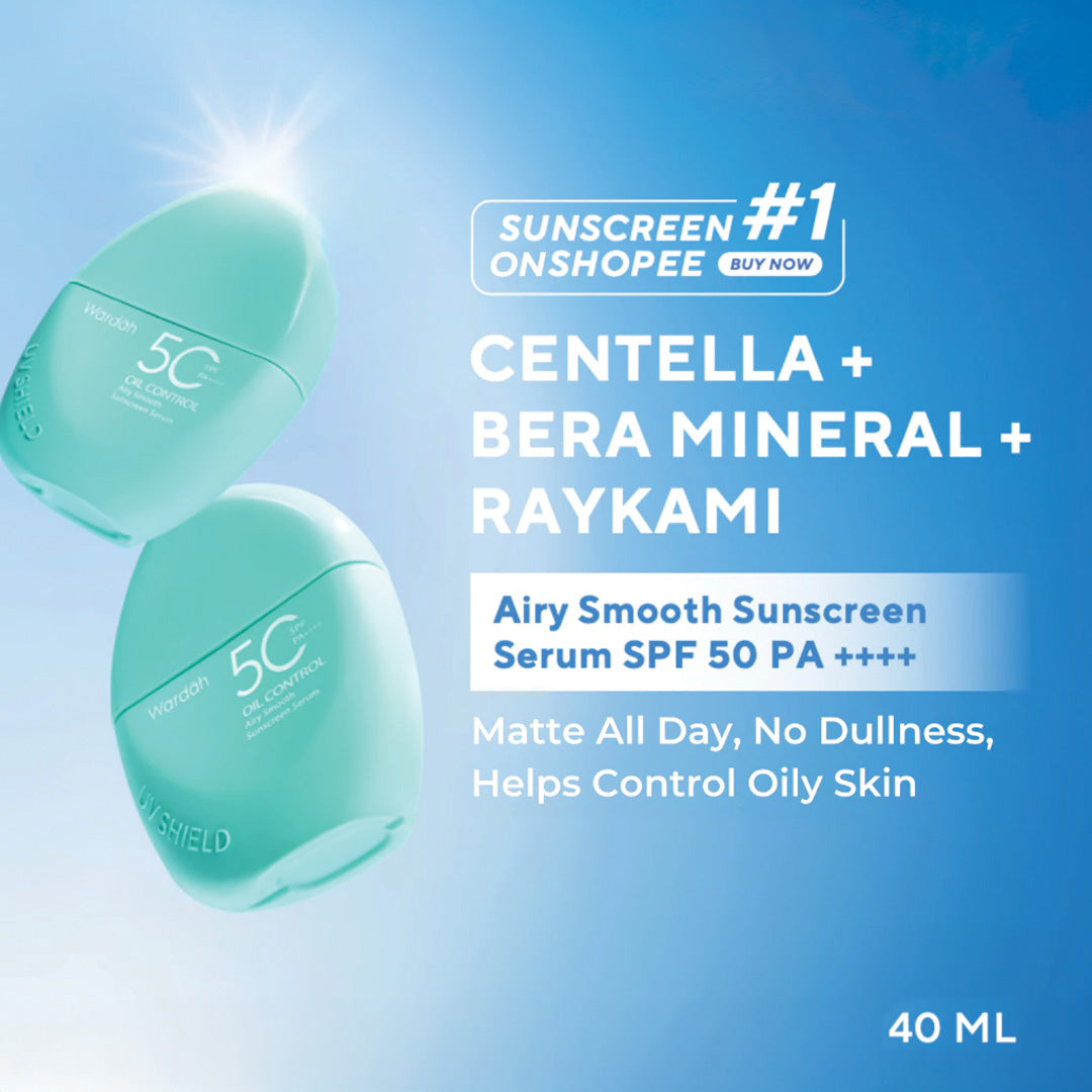 Wardah UV Shield Airy Smooth Sunscreen Serum SPF 50 PA++++ 40 ml