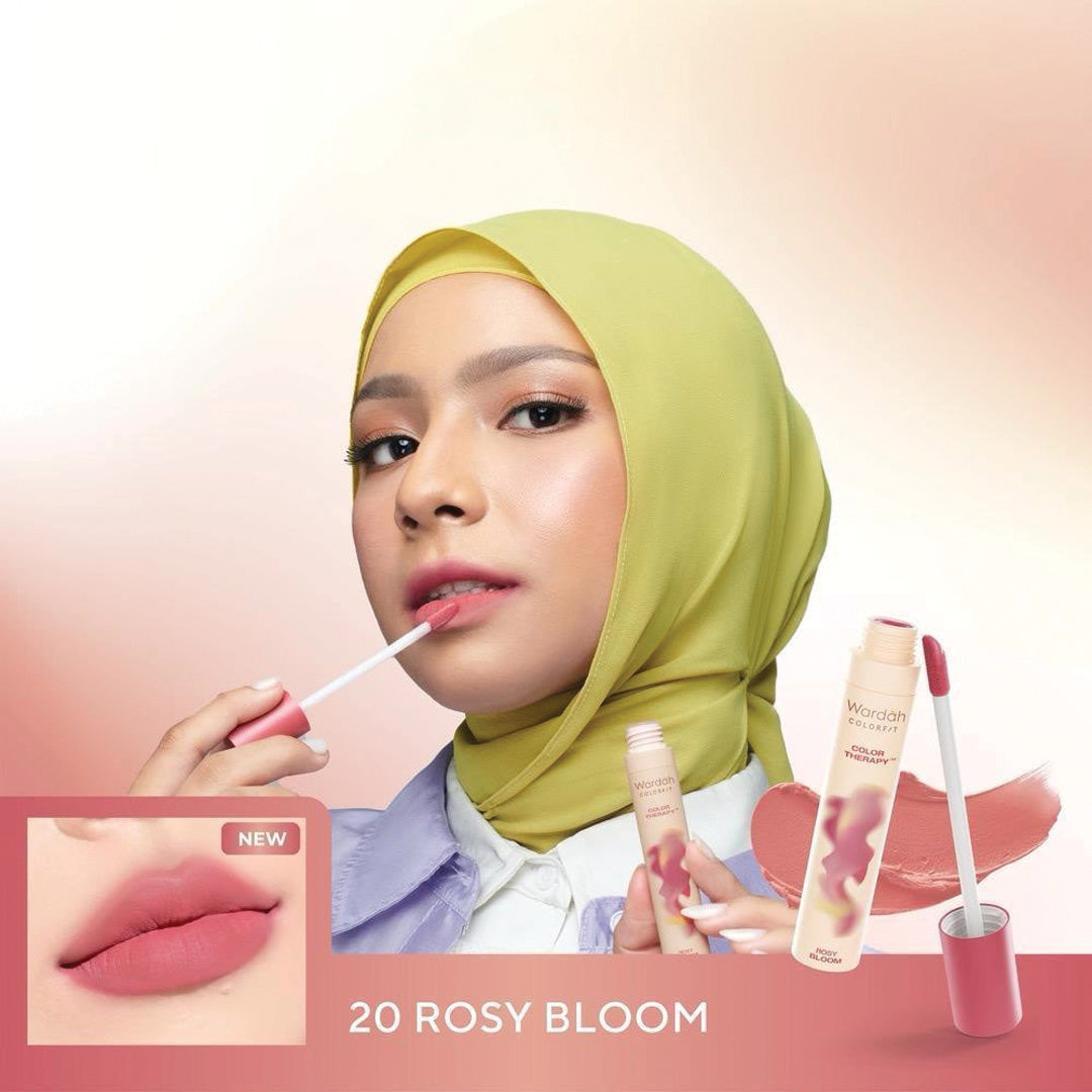 Wardah Colorfit Velvet Lip Mousse Color Therapy - Mousse-like Soft Matte Finish with Blurry Effect