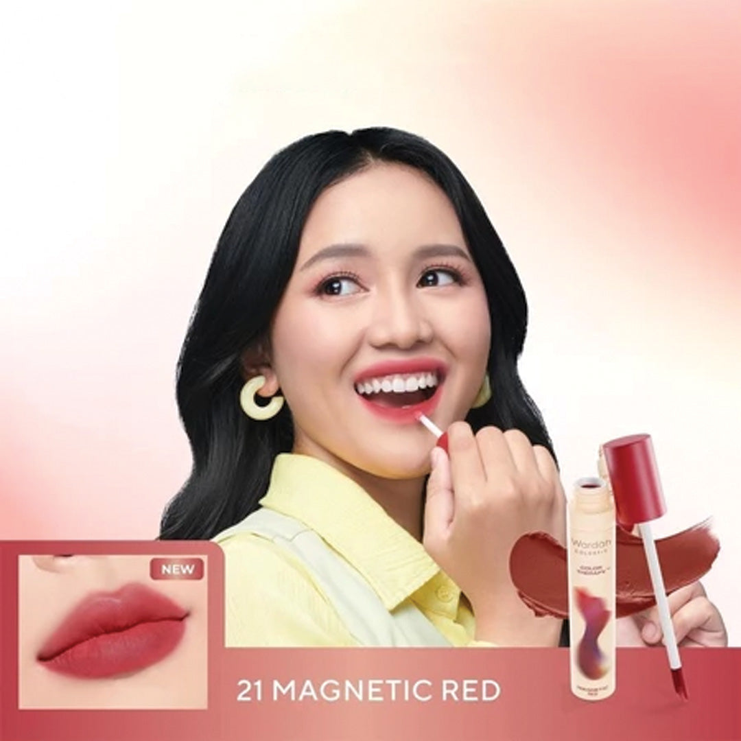 Wardah Colorfit Velvet Lip Mousse Color Therapy - Mousse-like Soft Matte Finish with Blurry Effect