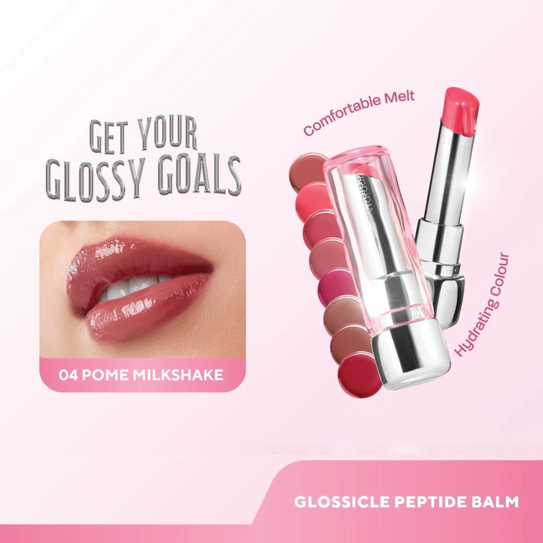 Wardah Glossicle Peptide Balm with UV Filter