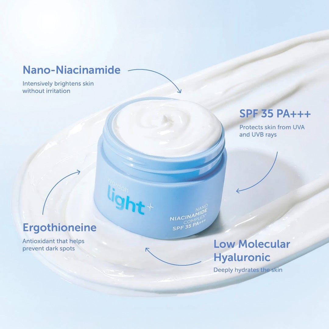 Wardah Light+ Glowshot Day Moisturizer 30g