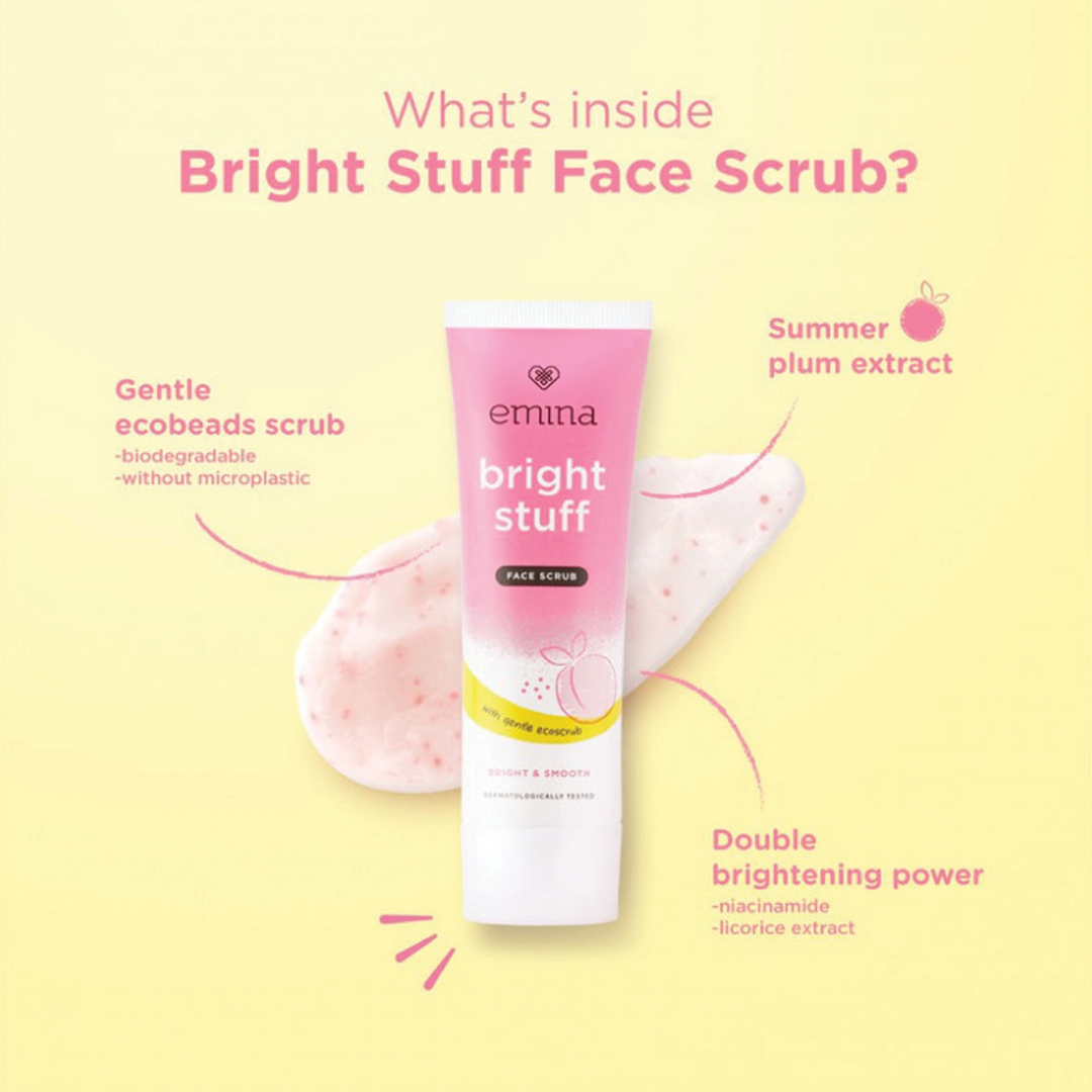 Emina Bright Stuff Face Scrub 50 ml