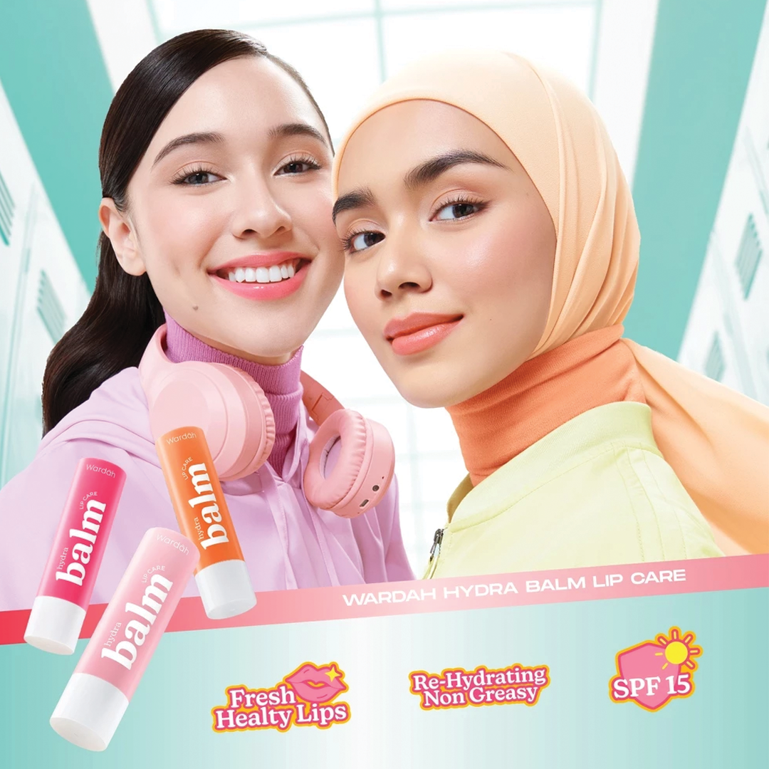 Wardah Hydrabalm Lip Care 4g-Longer Hydration Stronger Lip Barrier-12H Hydration,SPF 15+Vit C