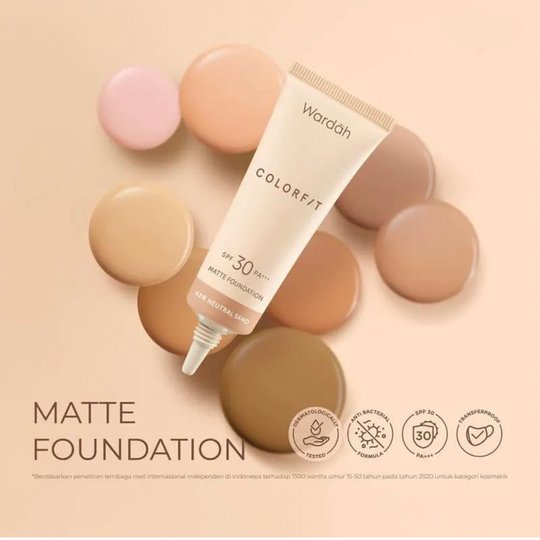 Wardah Colorfit Matte Foundation