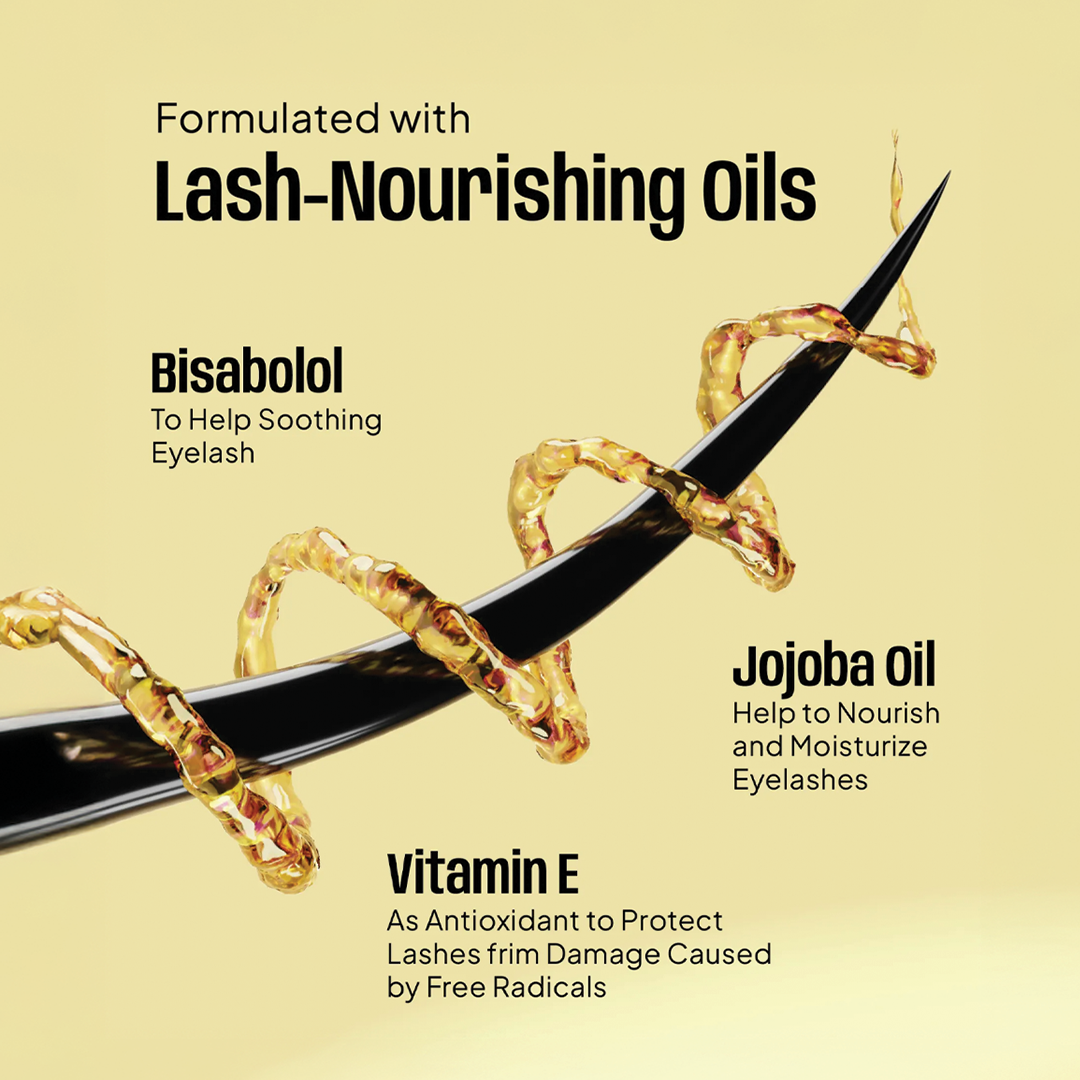 Wardah Anti Gravity Iron Mascara Natural Volumizing Lengthening Mascara