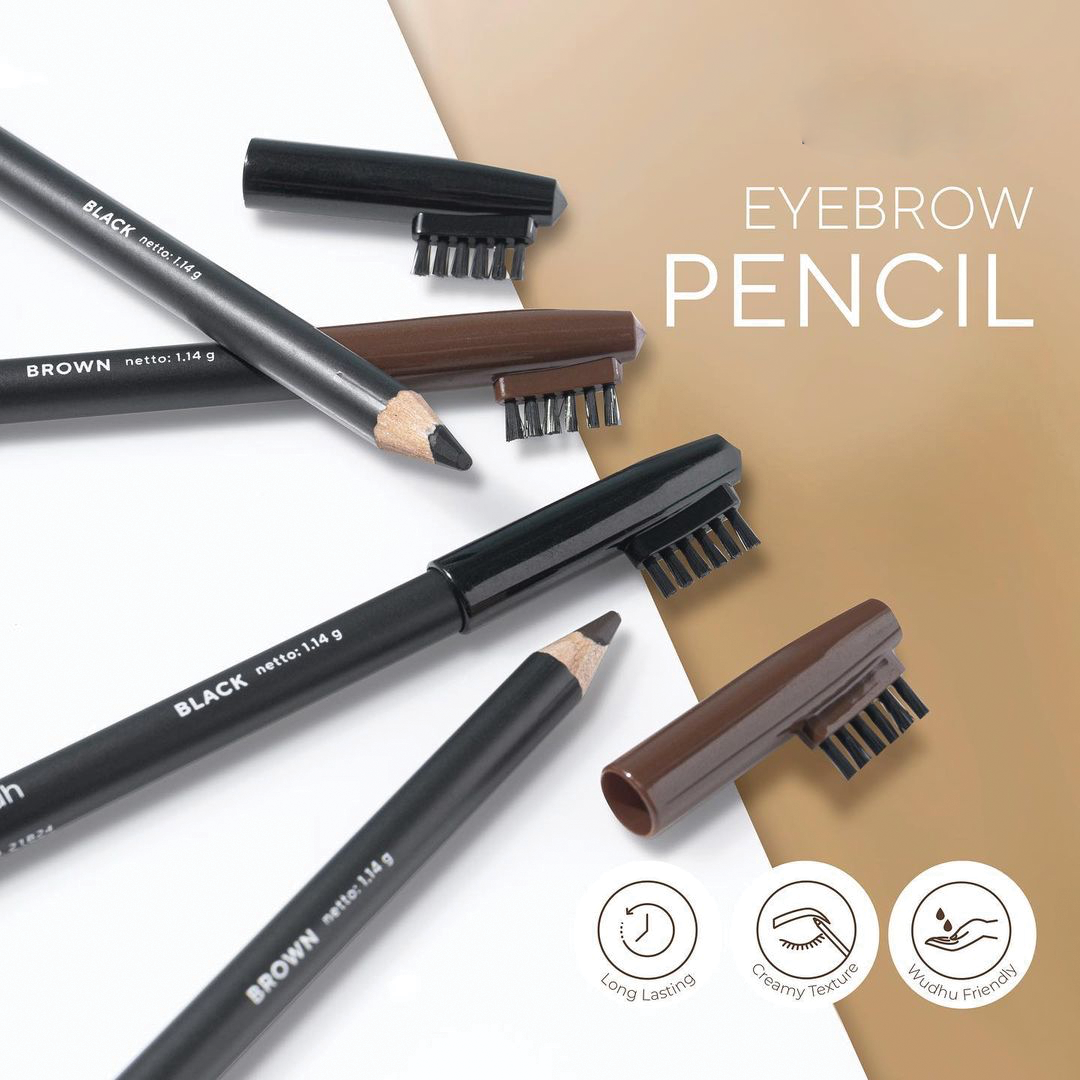 Wardah EyeXpert Eyebrow Pencil - Creamy texture, Long last, Easy to use