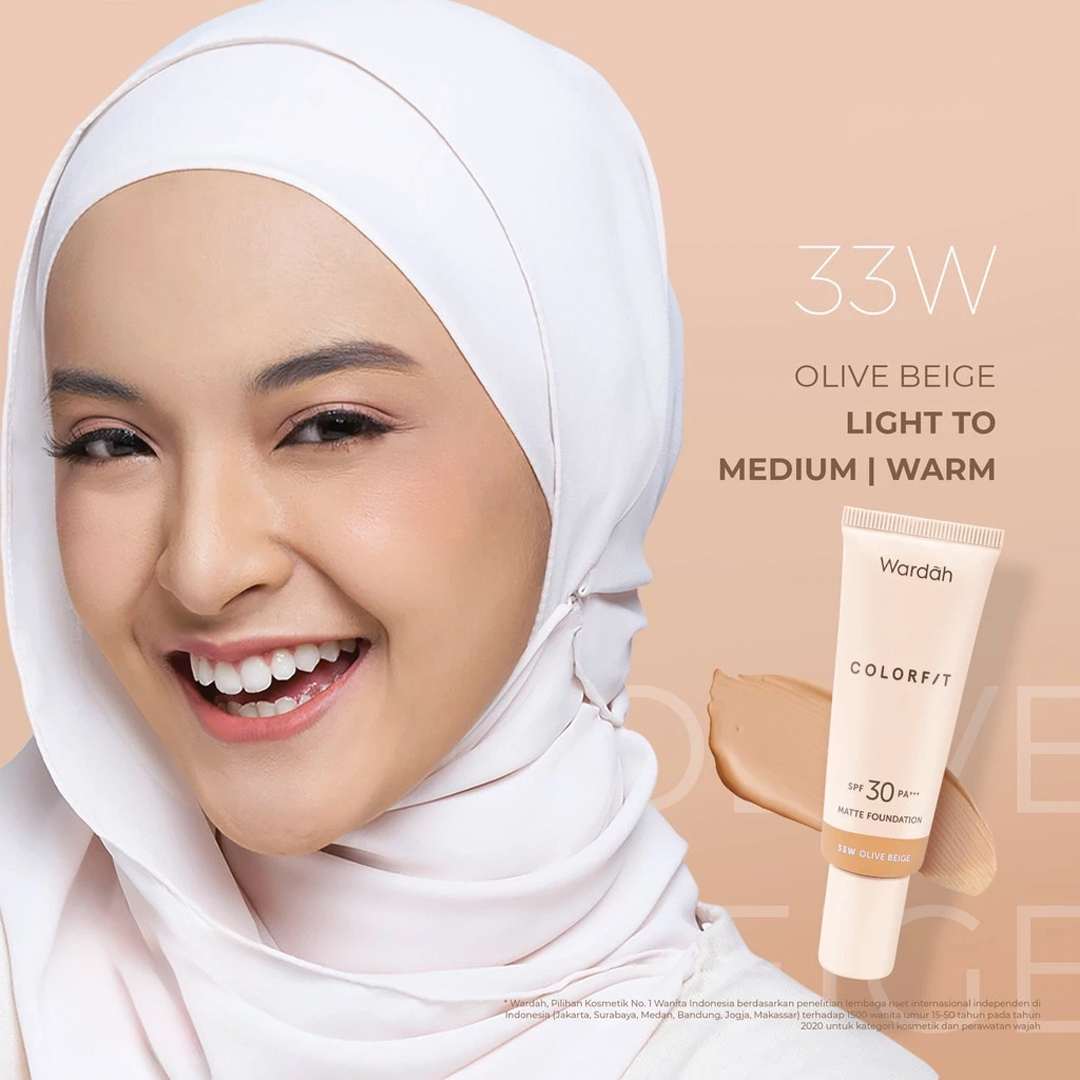 Wardah Colorfit Matte Foundation