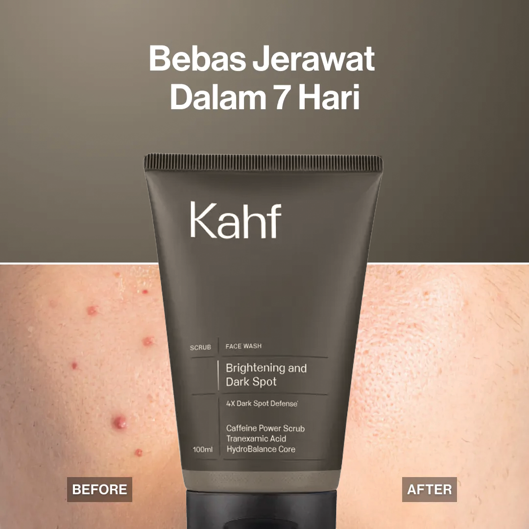 Kahf Brightening and Dark Spot Scrub Face Wash 100 ml