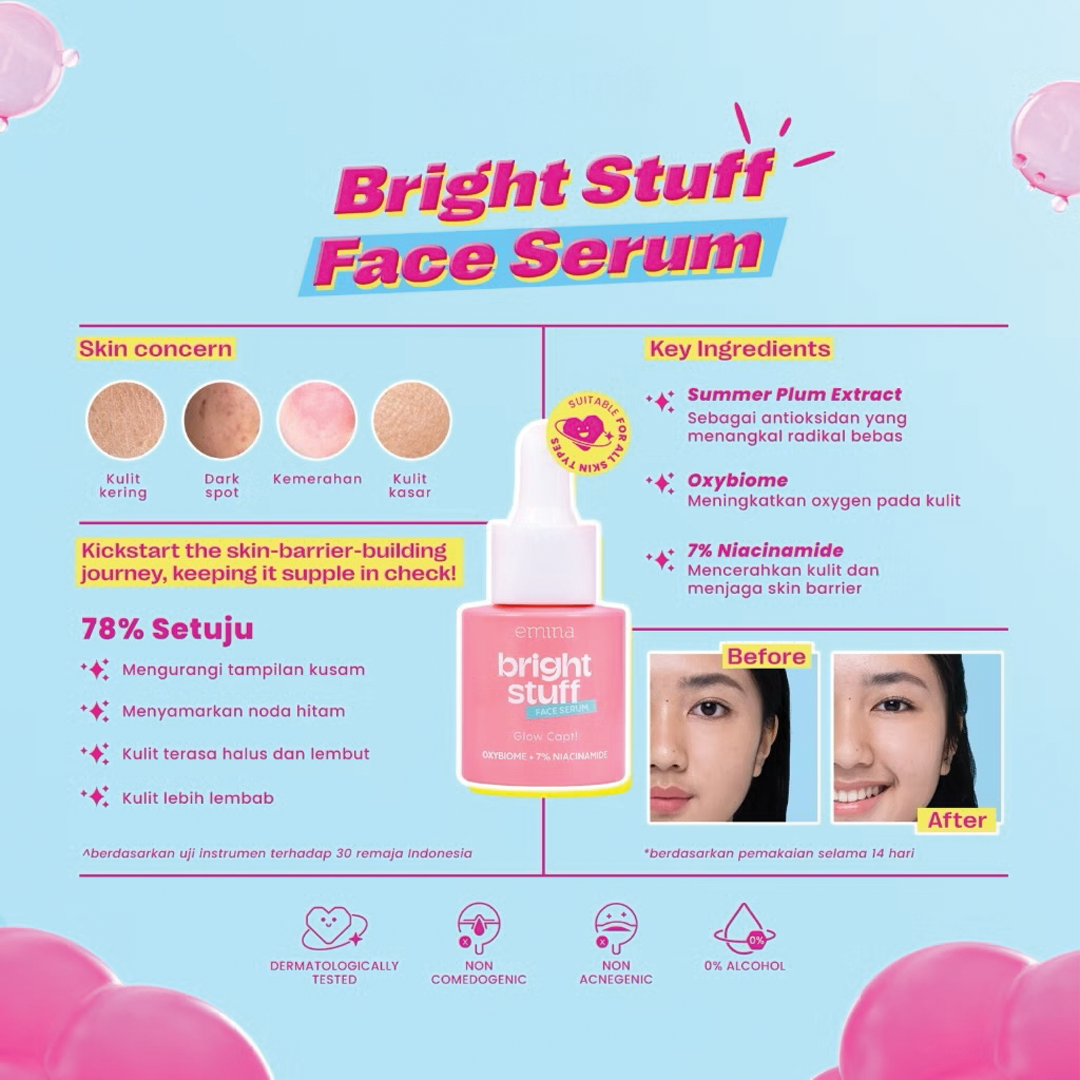 Emina Bright Stuff Face Serum 30 ml