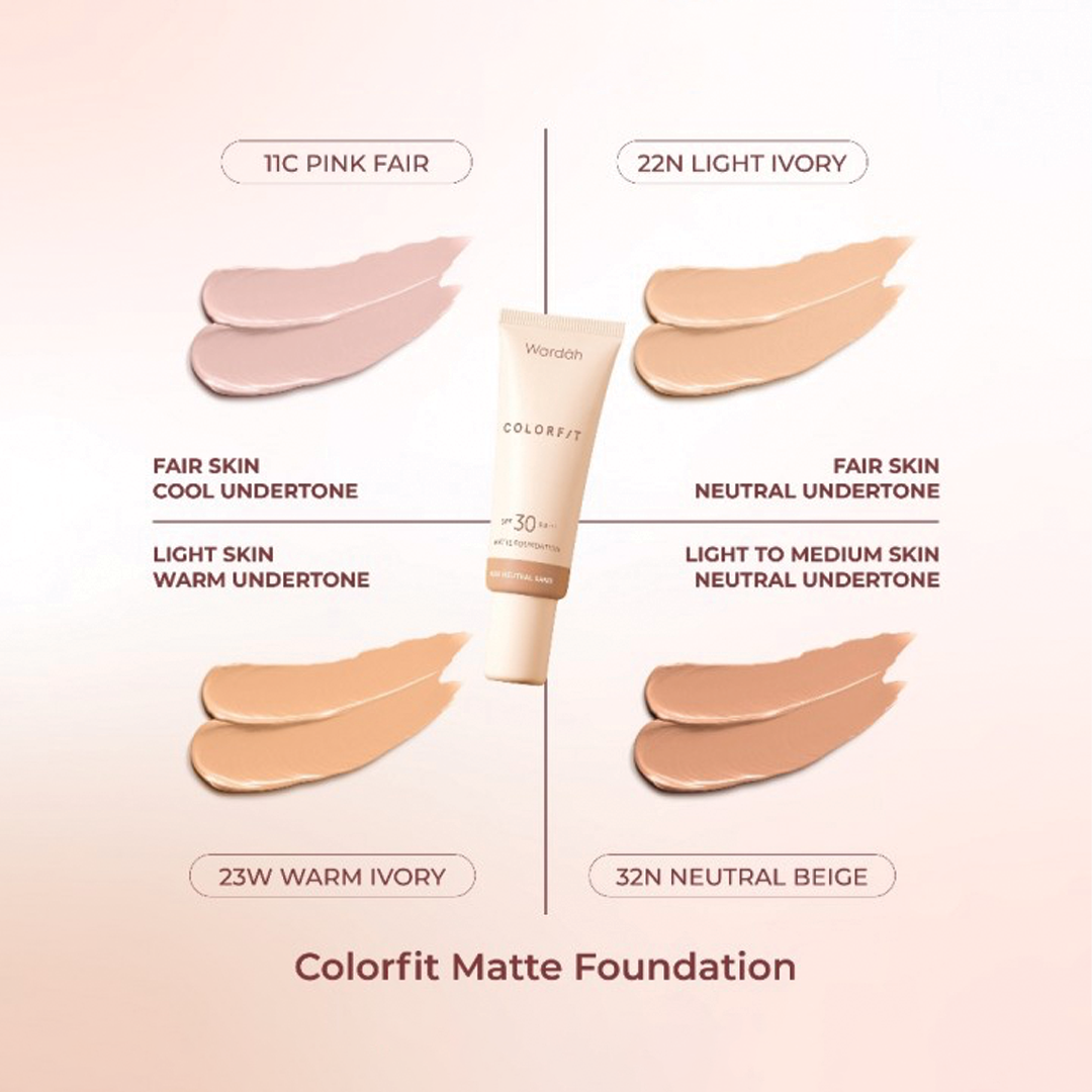 Wardah Colorfit Matte Foundation