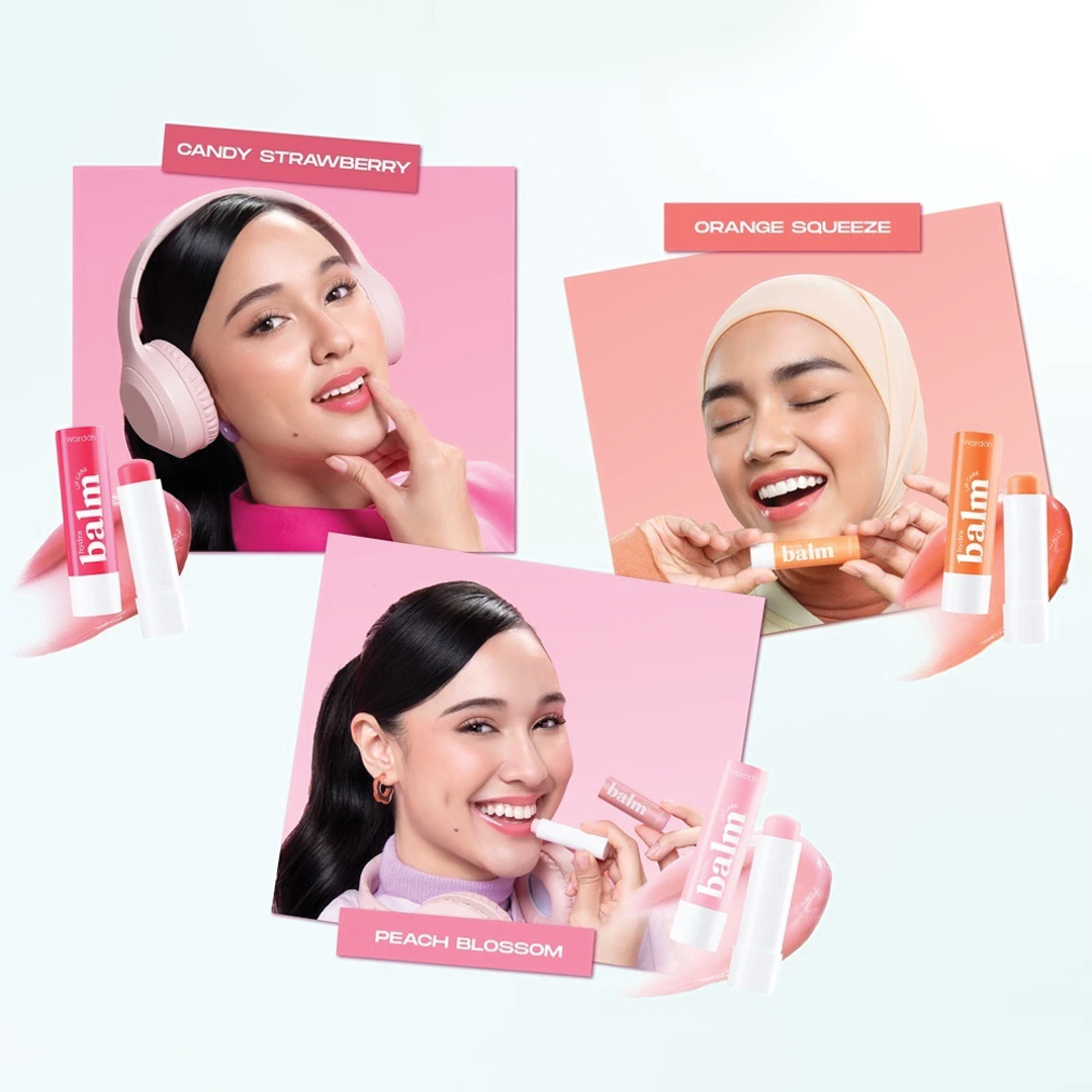 Wardah Hydrabalm Lip Care 4g-Longer Hydration Stronger Lip Barrier-12H Hydration,SPF 15+Vit C