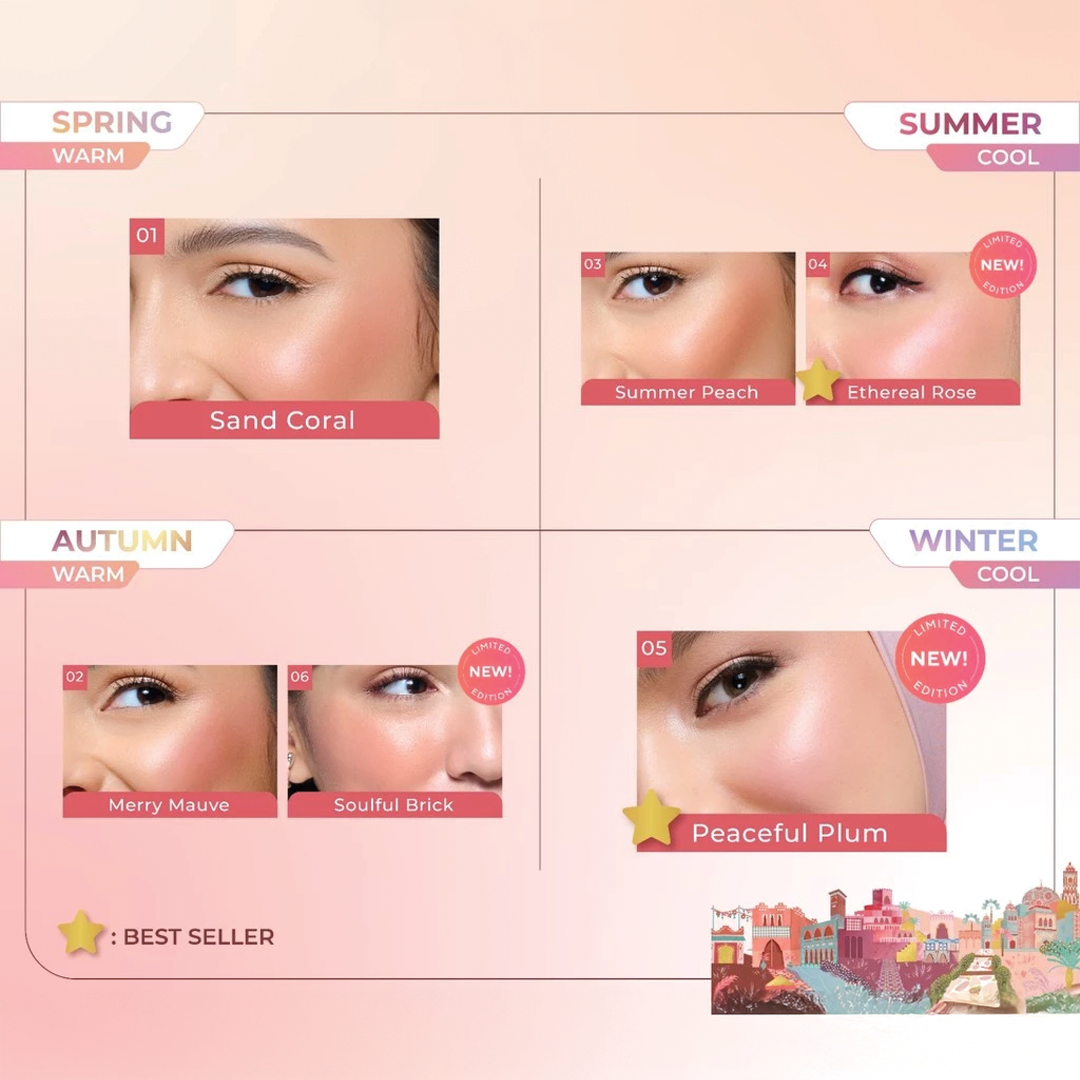 Wardah Colorfit Cream Blush – Lightweight & Buildable