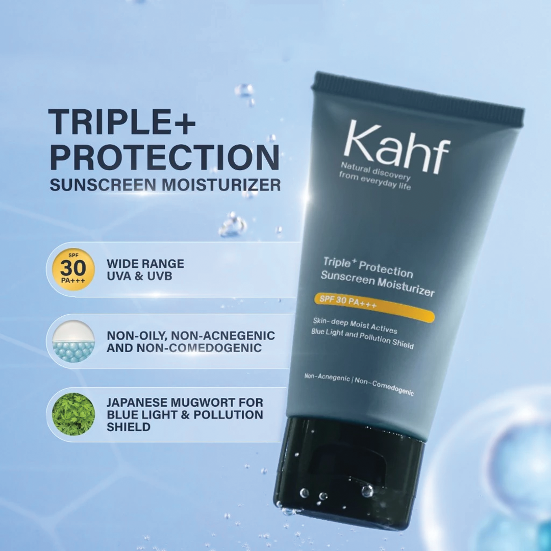 Kahf Triple+ Protection Sunscreen Moisturizer 30 ml