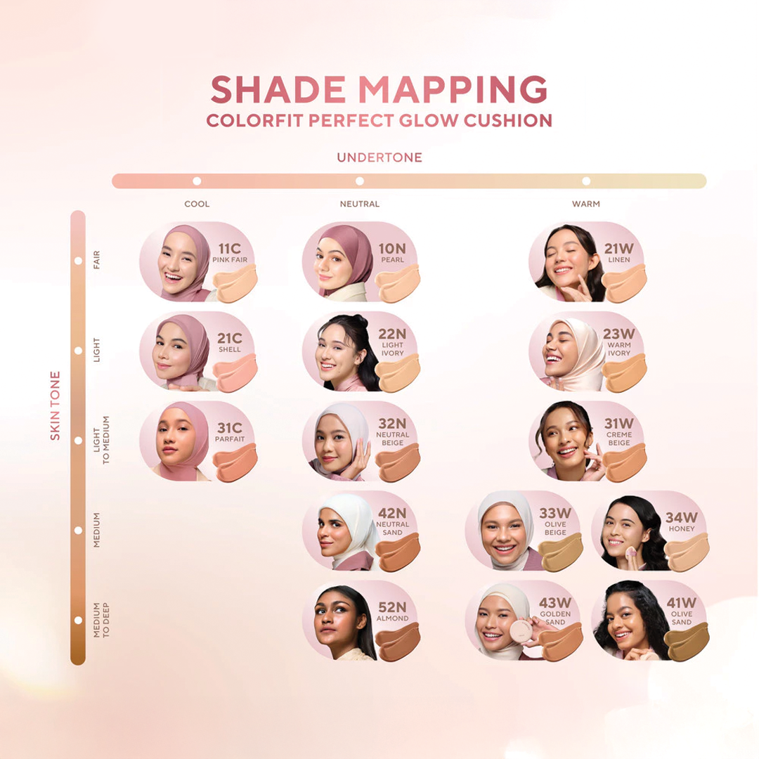 Wardah Colorfit Perfect Glow Cushion SPF40 PA+++