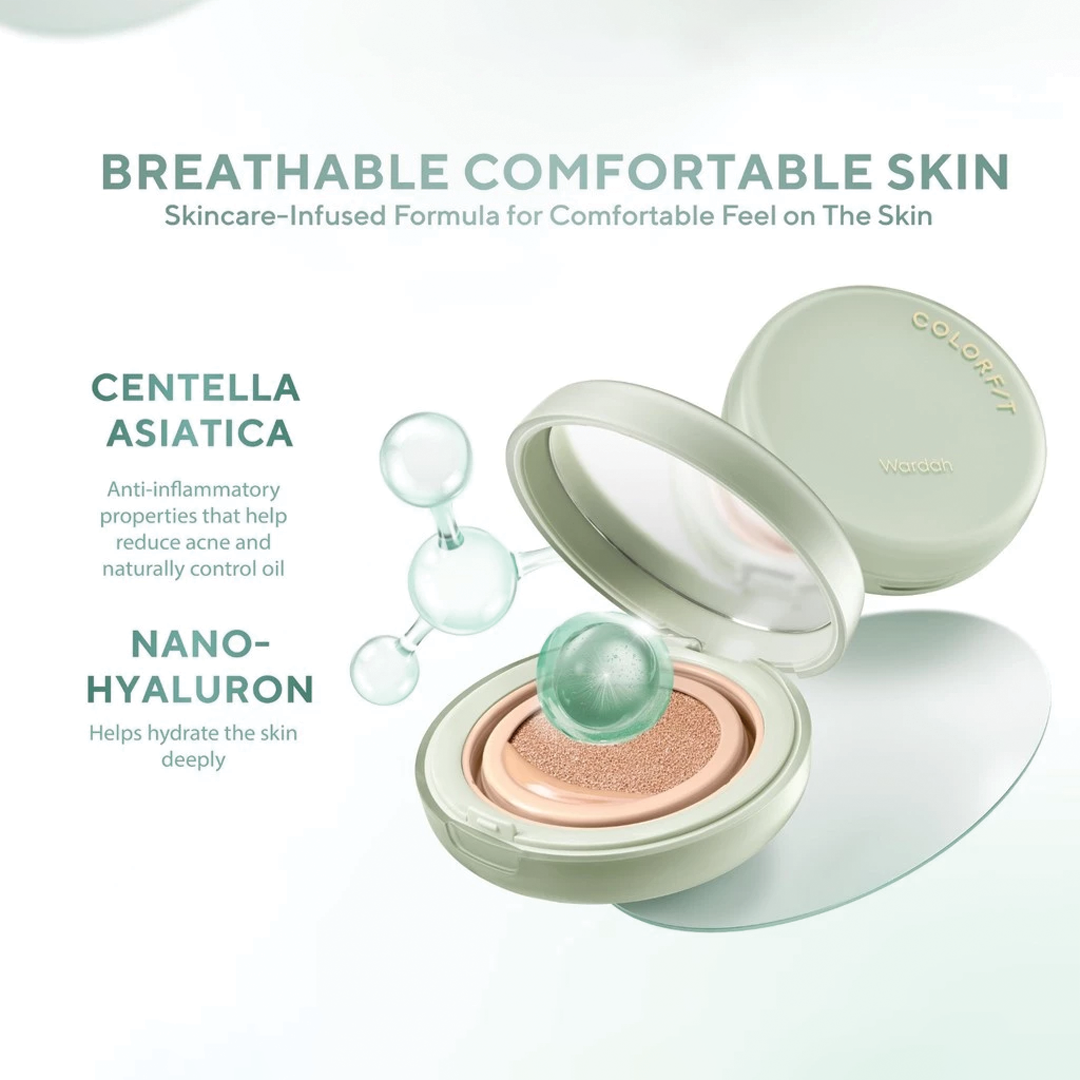 Wardah Colorfit 5D Cloud Cushion SPF50 PA++++