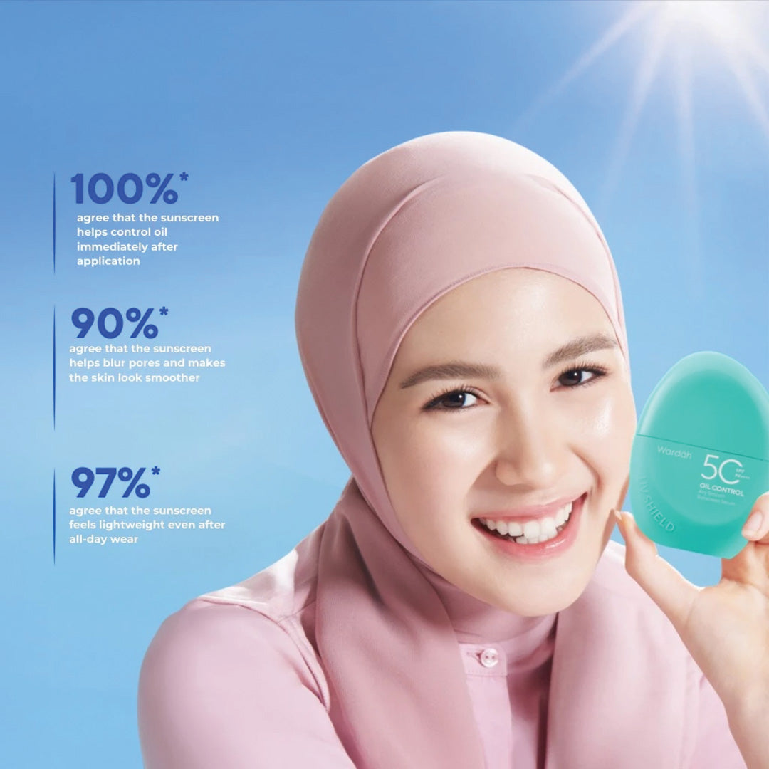 Wardah UV Shield Airy Smooth Sunscreen Serum SPF 50 PA++++ 40 ml
