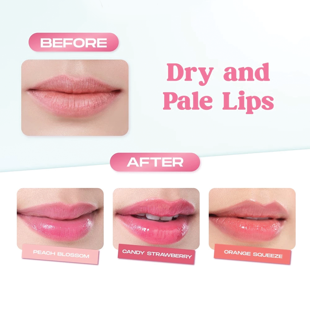 Wardah Hydrabalm Lip Care 4g-Longer Hydration Stronger Lip Barrier-12H Hydration,SPF 15+Vit C