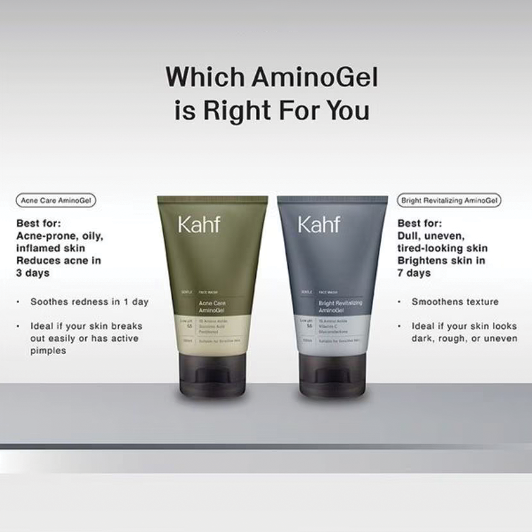 Kahf Bright Revitalizing AminoGel Face Wash 100 ml