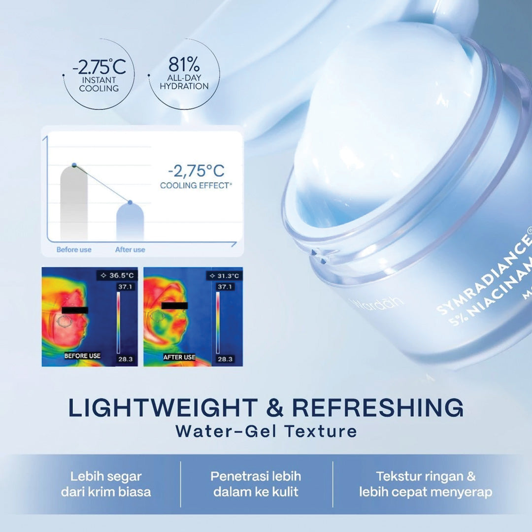 Wardah Symradiance® 399 5% Niacinamide ADV Bright & Barrier Boost Moisture Gel 30 g