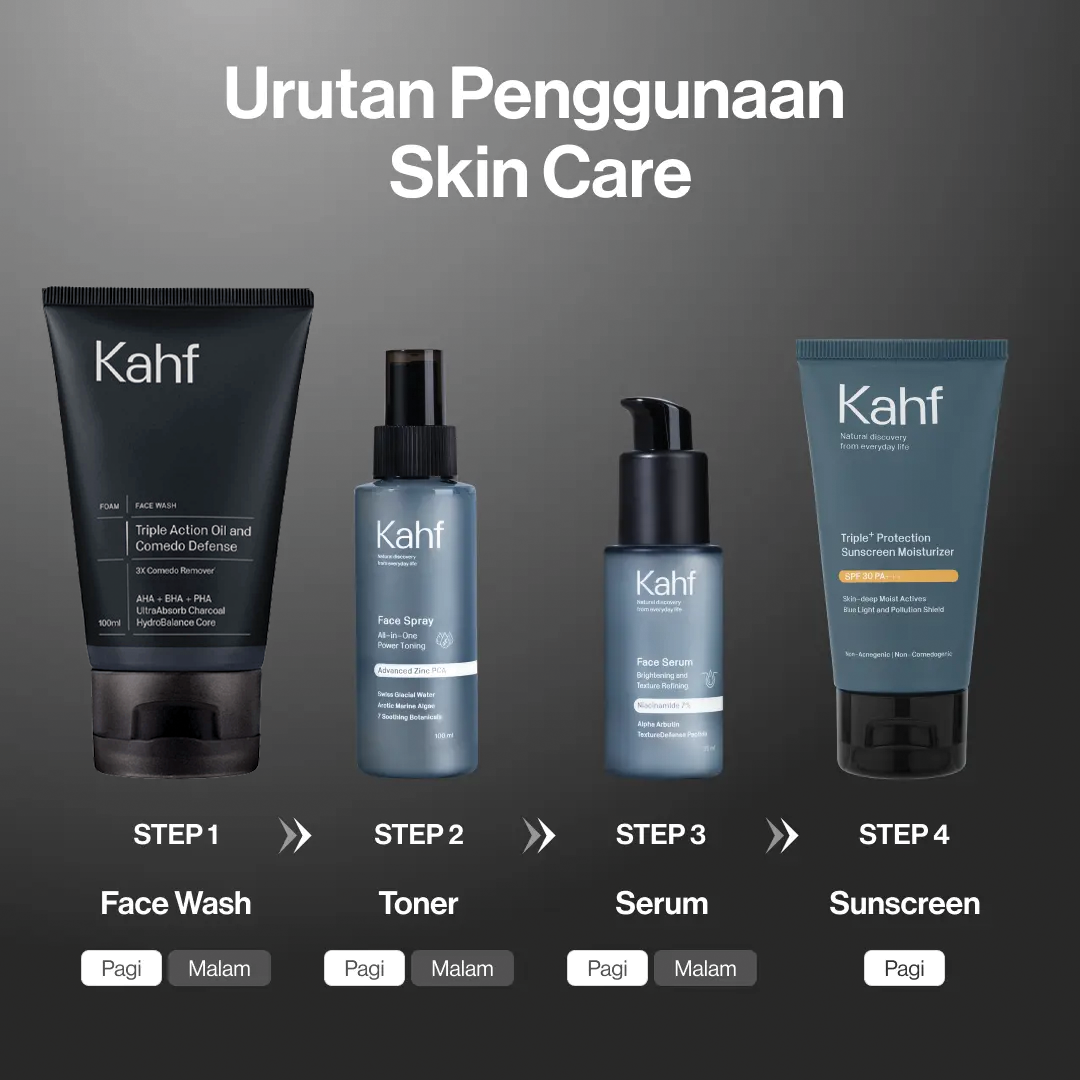 Kahf Triple Action Oil and Comedo Defense Face Wash 100 ml