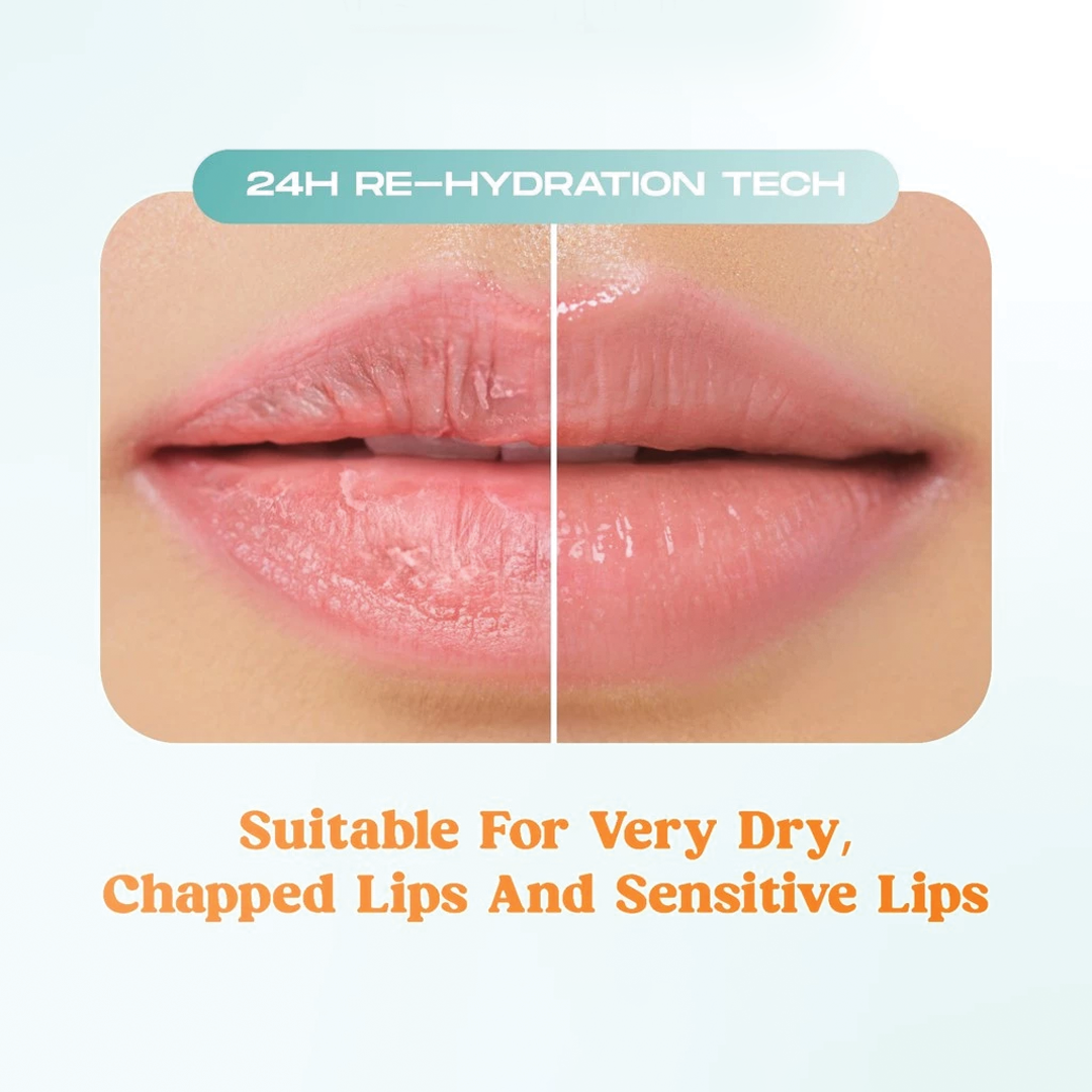 Wardah Lip Rescue Jelly Balm Dusty Rose - Brighten Dark Lips, Plump-pillow like,Hydrates, Smoothen Lips,Vitamin C