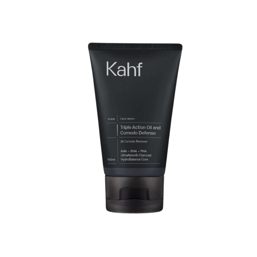 Kahf Triple Action Oil and Comedo Defense Face Wash 100 ml