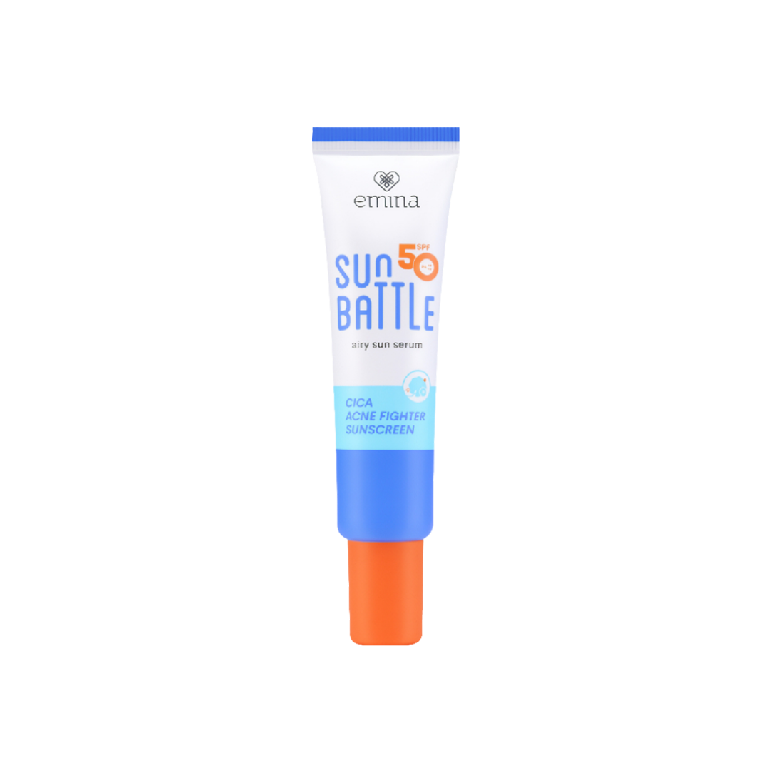 Emina Sun Battle SPF 50 PA++++ Cica Acne Fighter Sunscreen 30 ml