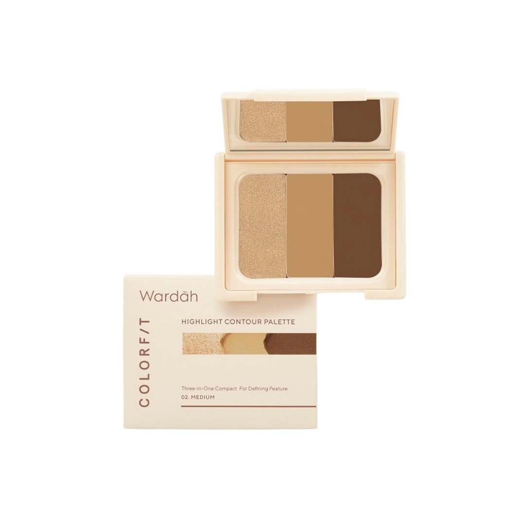 Wardah Colorfit Highlight Contour Palette