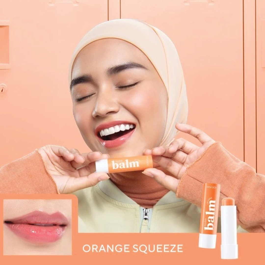 Wardah Hydrabalm Lip Care 4g-Longer Hydration Stronger Lip Barrier-12H Hydration,SPF 15+Vit C
