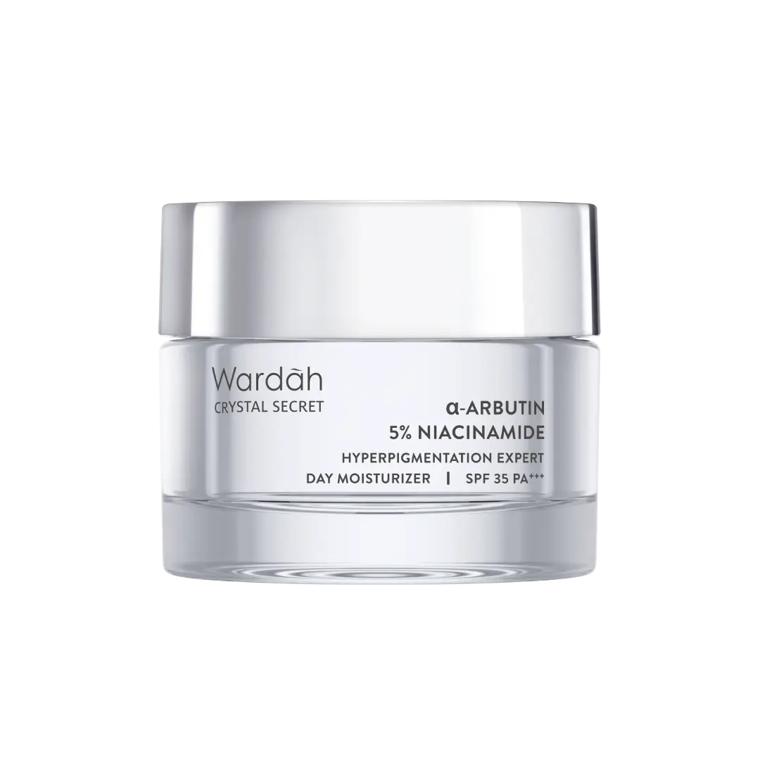 Wardah Crystal Secret α-Arbutin 5% Niacinamide Hyperpigmentation Expert SPF 35 PA+++ Day Moisturizer 30 g